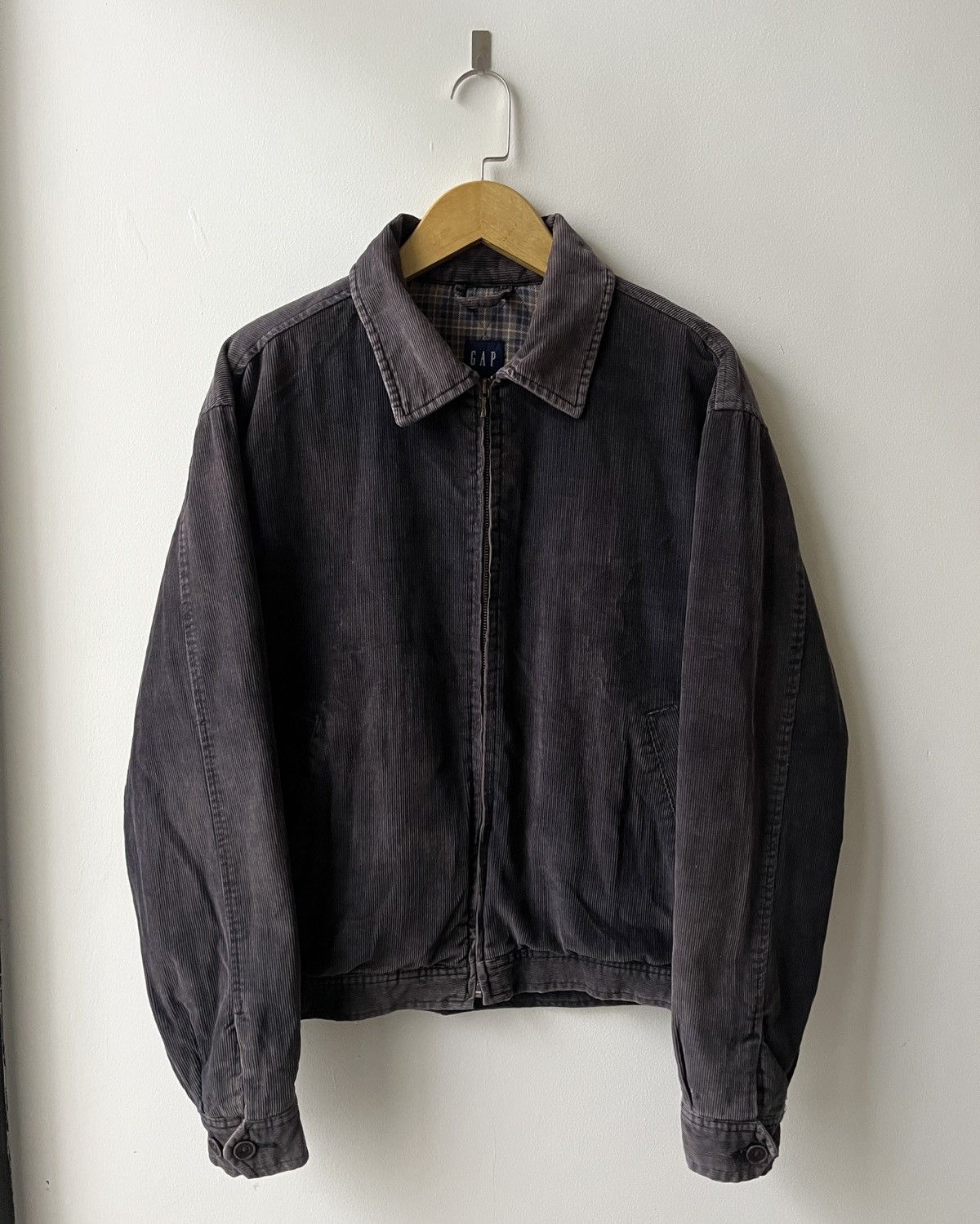 Gap Vintage 1990s GAP Corduroy Navy Work Jacket Size US M / EU 48-50 / 2 - 1 Thumbnail