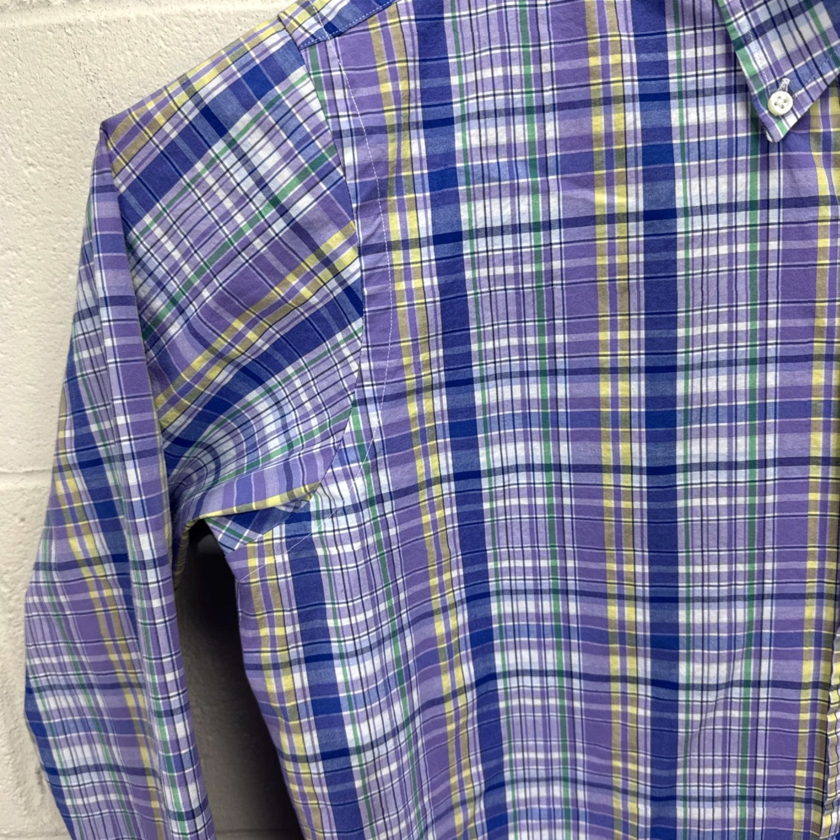 Polo Ralph Lauren VINTAGE Polo Ralph Lauren Mens Shirt M Purple Plaid Classic Button-Down Preppy Casual Golf Size US M / EU 48-50 / 2 - 4 Thumbnail