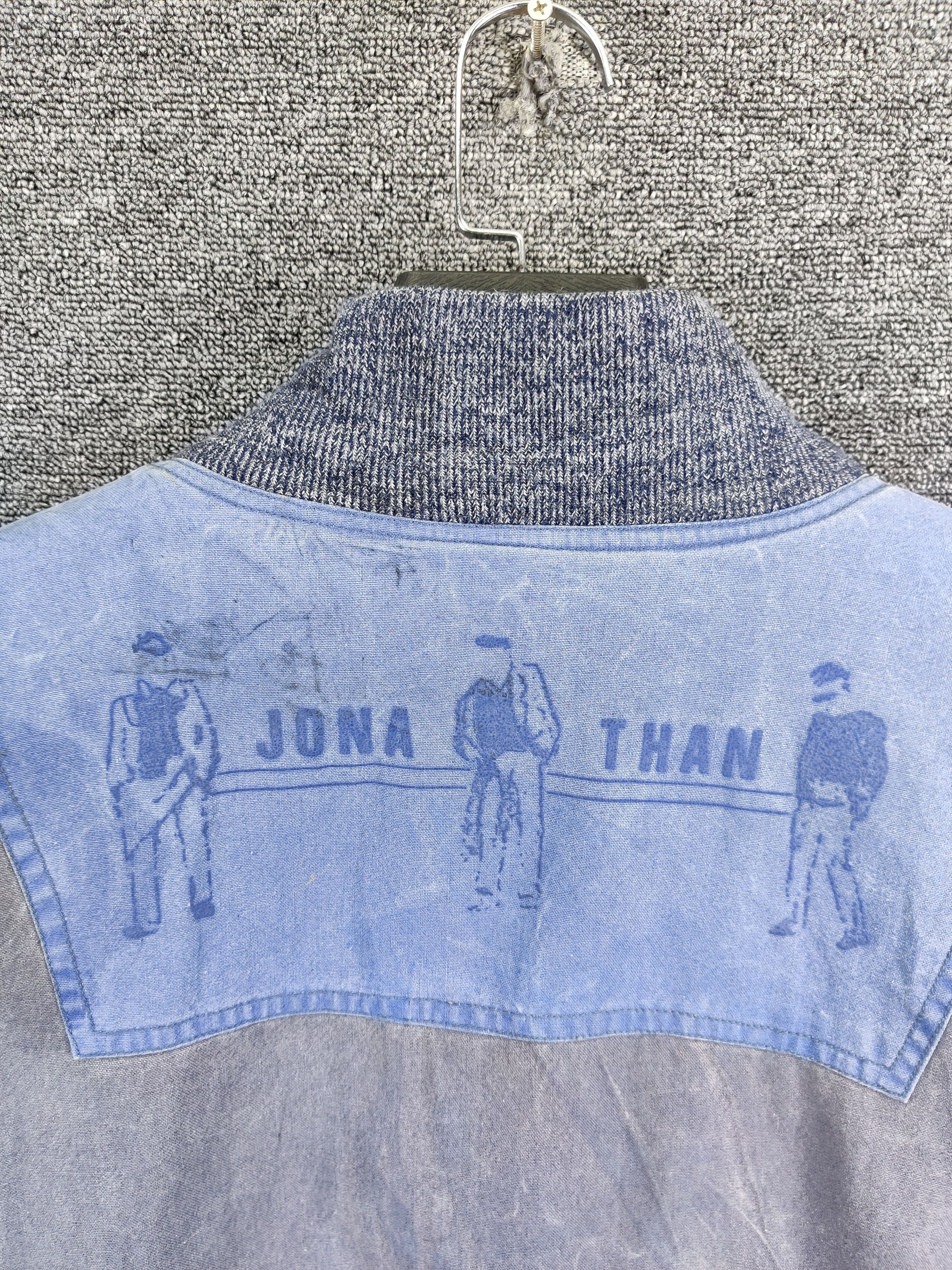 Japanese Brand Vintage King Jonathan Parachute Denim Bomber Jacket Size US XL / EU 56 / 4 - 7 Thumbnail