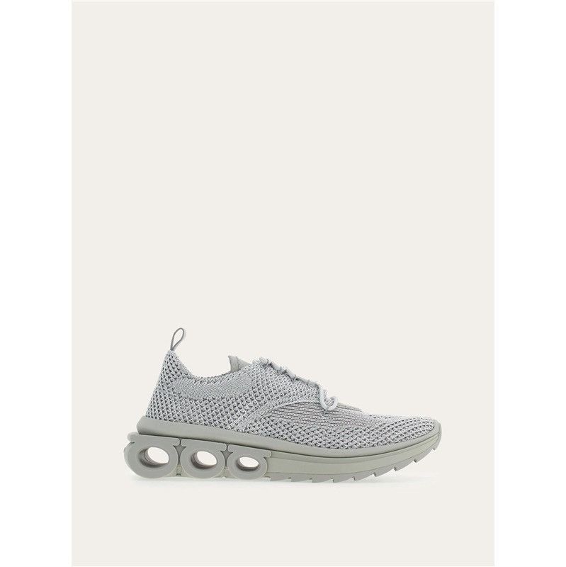 Salvatore Ferragamo o1s1rm0924 Nima Running Low-Top Sneakers in Grey Size US 8 / EU 41 - 1 Thumbnail