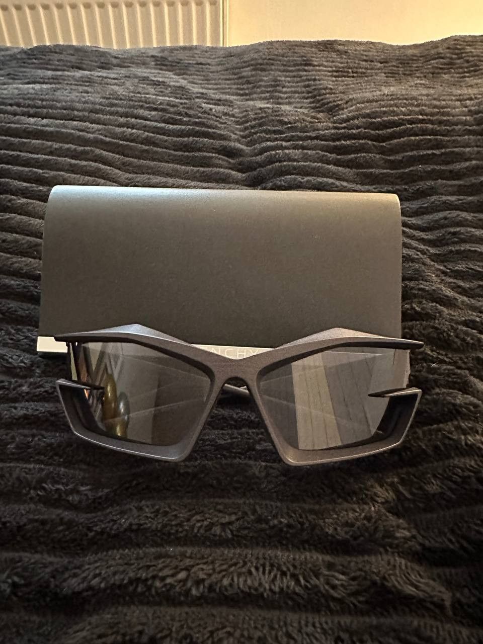 image of Givenchy Giv Cut Unisex Sunglasses In Nylon in Black, Men's