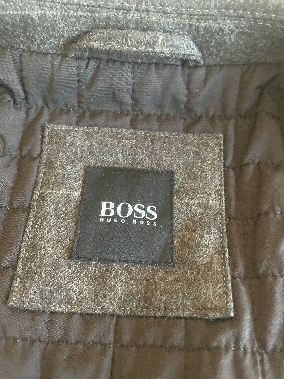 Hugo Boss Windowpane Check Flannel 'Casu-2' Jacket Size 42R - 8 Thumbnail