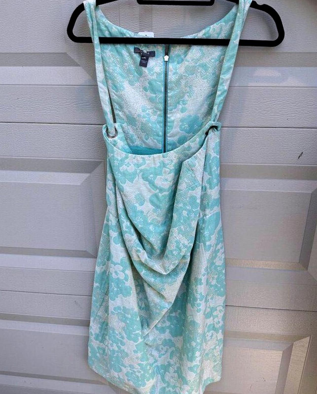 Mickey Mouse Muse Mint Green Brocade Sleeveless Dress Size 16 Size XXL / US 16-18 / IT 52-54 - 1 Thumbnail