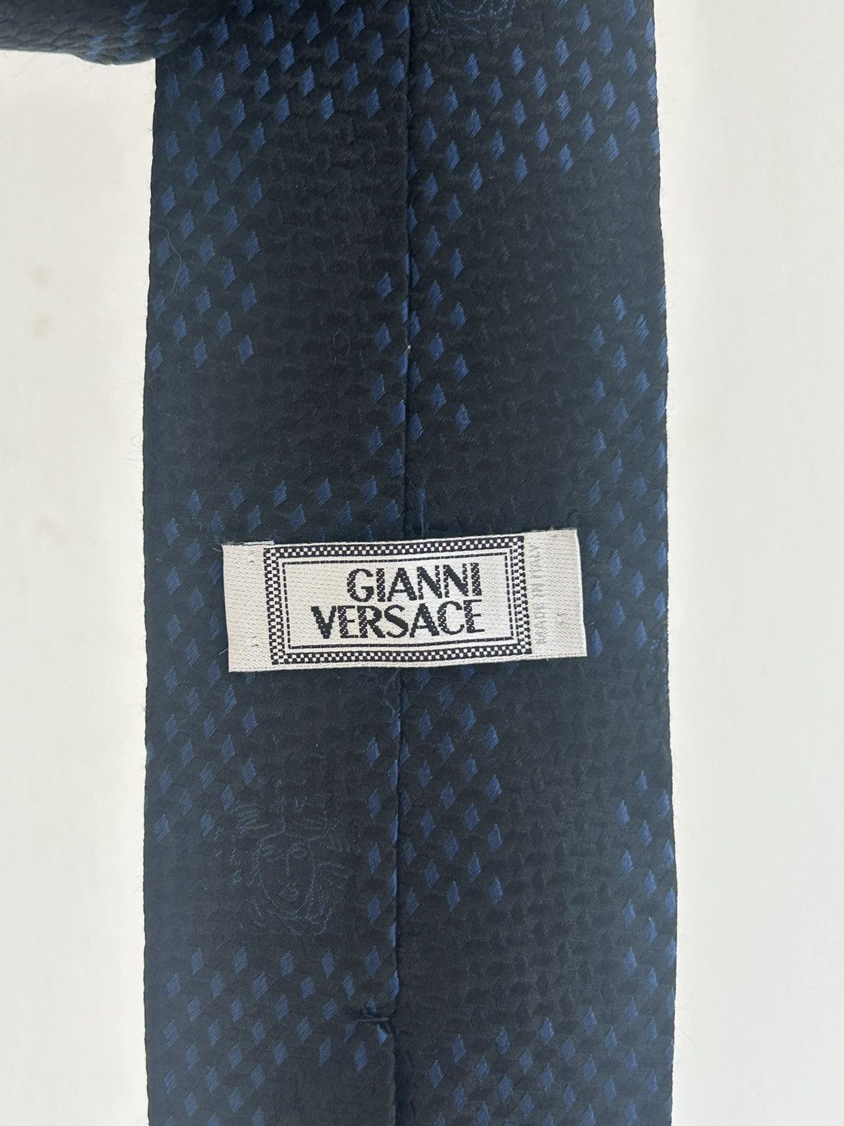 Versace Gianni Versace Vintage Tie Blue Size ONE SIZE - 5 Thumbnail