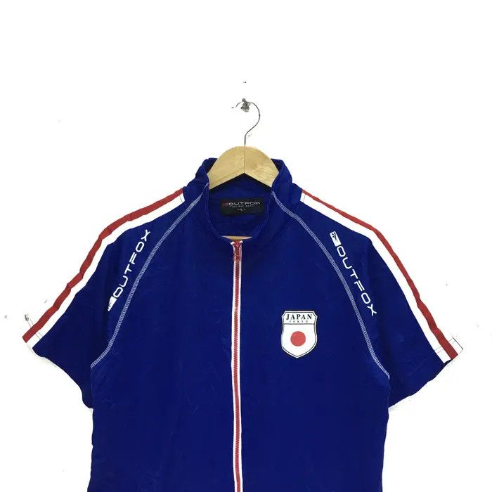 Japanese Brand Vtg OUTFOX JAPAN National Team Jersey Shirt Football Sweater Size US L / EU 52-54 / 3 - 2 Thumbnail