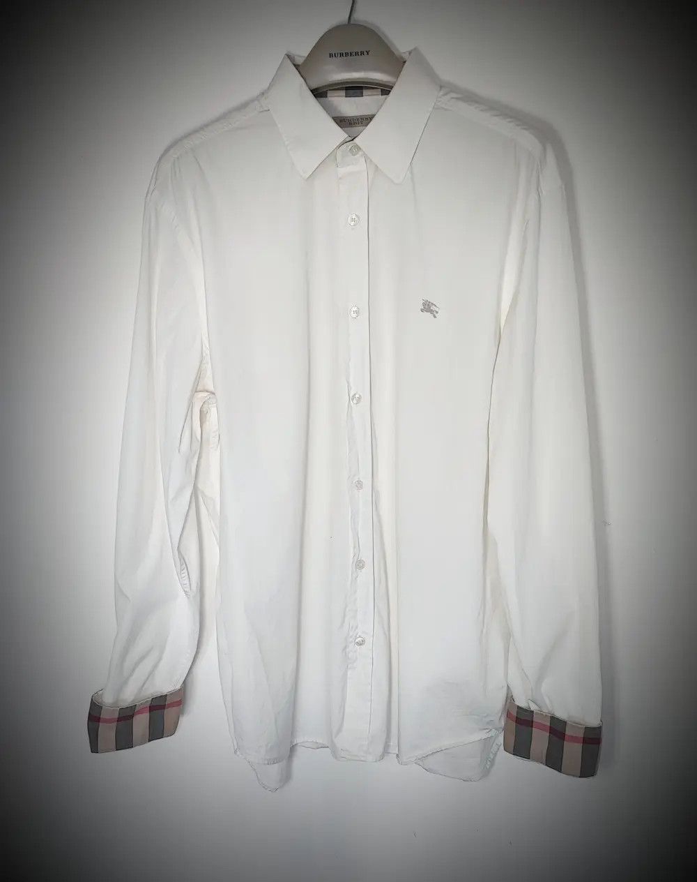Burberry 🔥 Burberry Shirt Size L White🔥 Size US L / EU 52-54 / 3 - 2 Thumbnail
