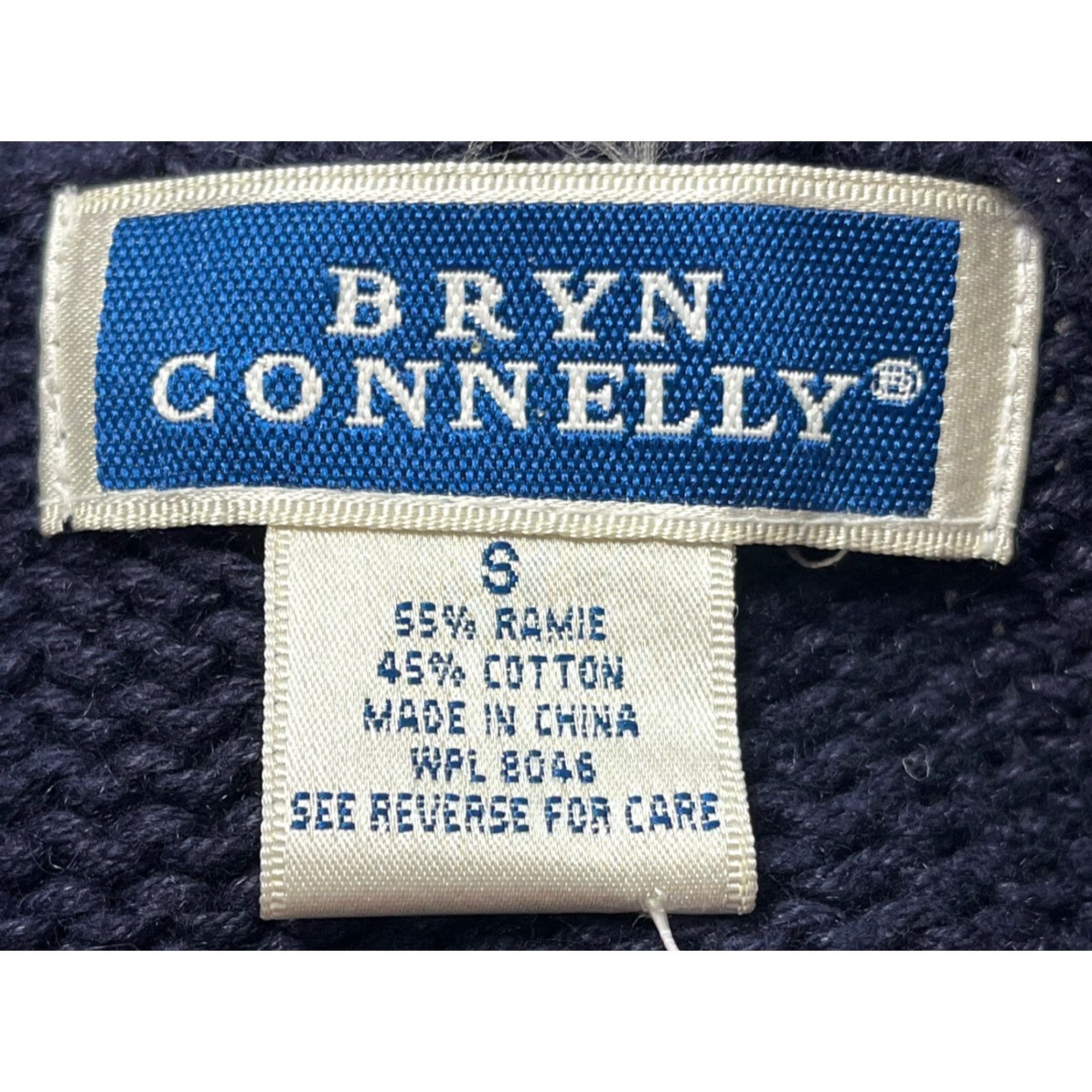 Vintage VINTAGE Bryn Connelly Christmas Sweater Shirt Women’s Small Navy 1980s Deadstock Ramie Blend NWT NOS Christmas Party Women Size S / US 4 / IT 40 - 7 Thumbnail