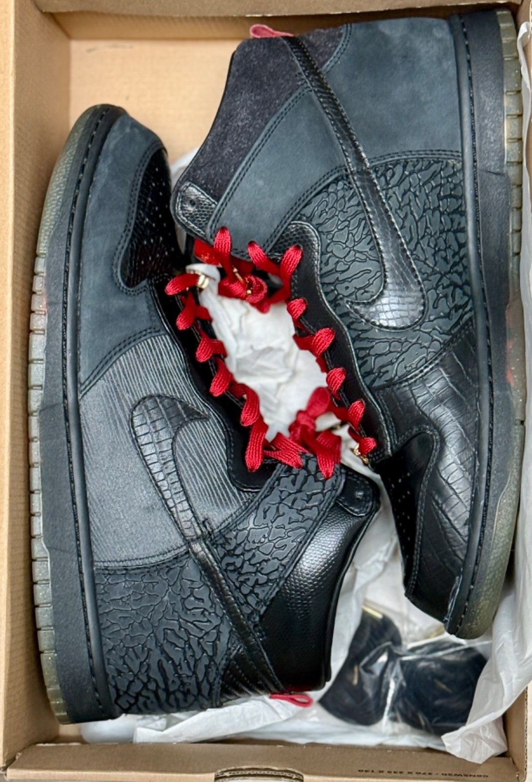 Nike Size 11.5 - Nike Dunk Premium Qs High Mighty Crown 20th 