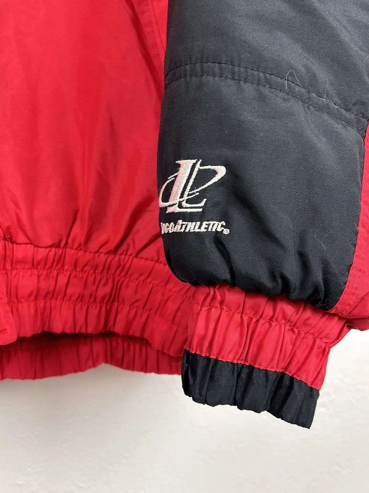 Logo Athletic 90s Vintage Logo Athletic Chicago Bulls Rare Zippered Jacket Size US L / EU 52-54 / 3 - 6 Thumbnail