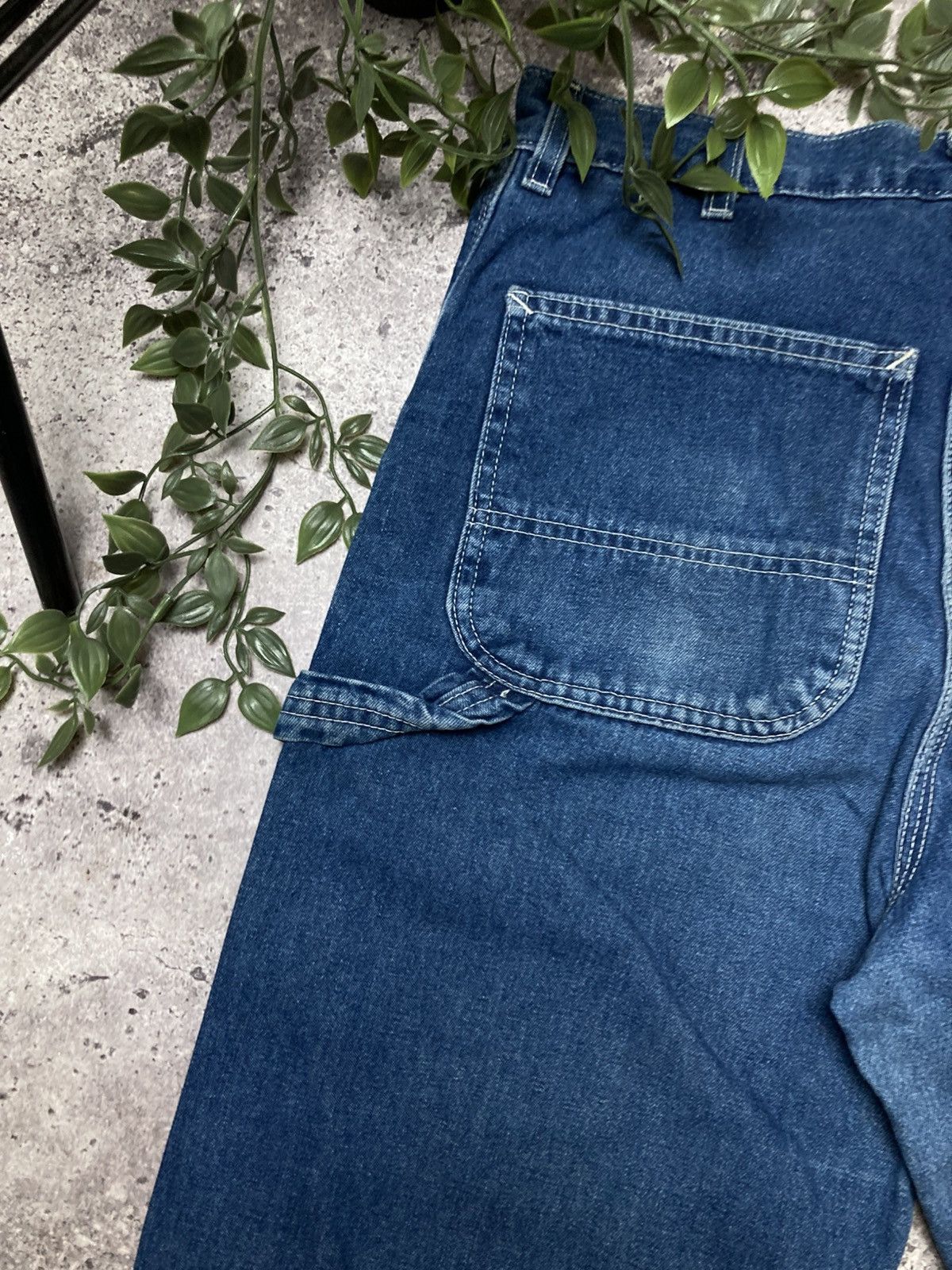 Carhartt × Vintage Vintage Carhartt Carpenter Cargo Denim Pants 2000s Size US 30 / EU 46 - 3 Thumbnail