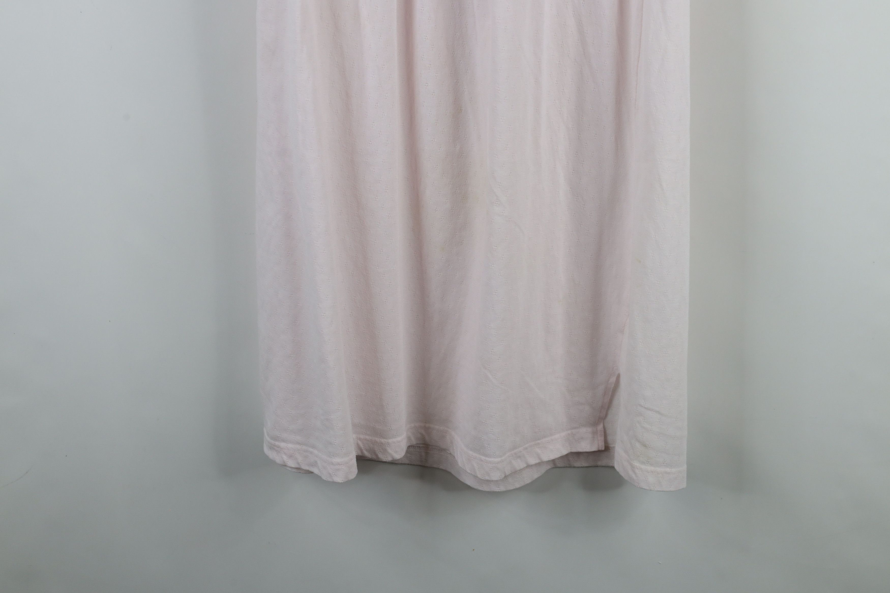 Vintage Vintage 90s Miss Elaine Lace Knit Ruffled Night Gown Sleep Size M / US 6-8 / IT 42-44 - 14 Thumbnail