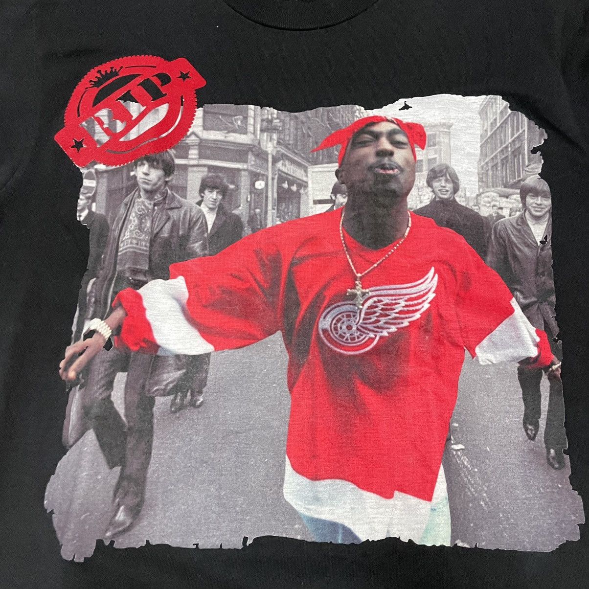 Rap Tees × Vintage Vintage RIP Tupac T-shirt Size US M / EU 48-50 / 2 - 2 Thumbnail