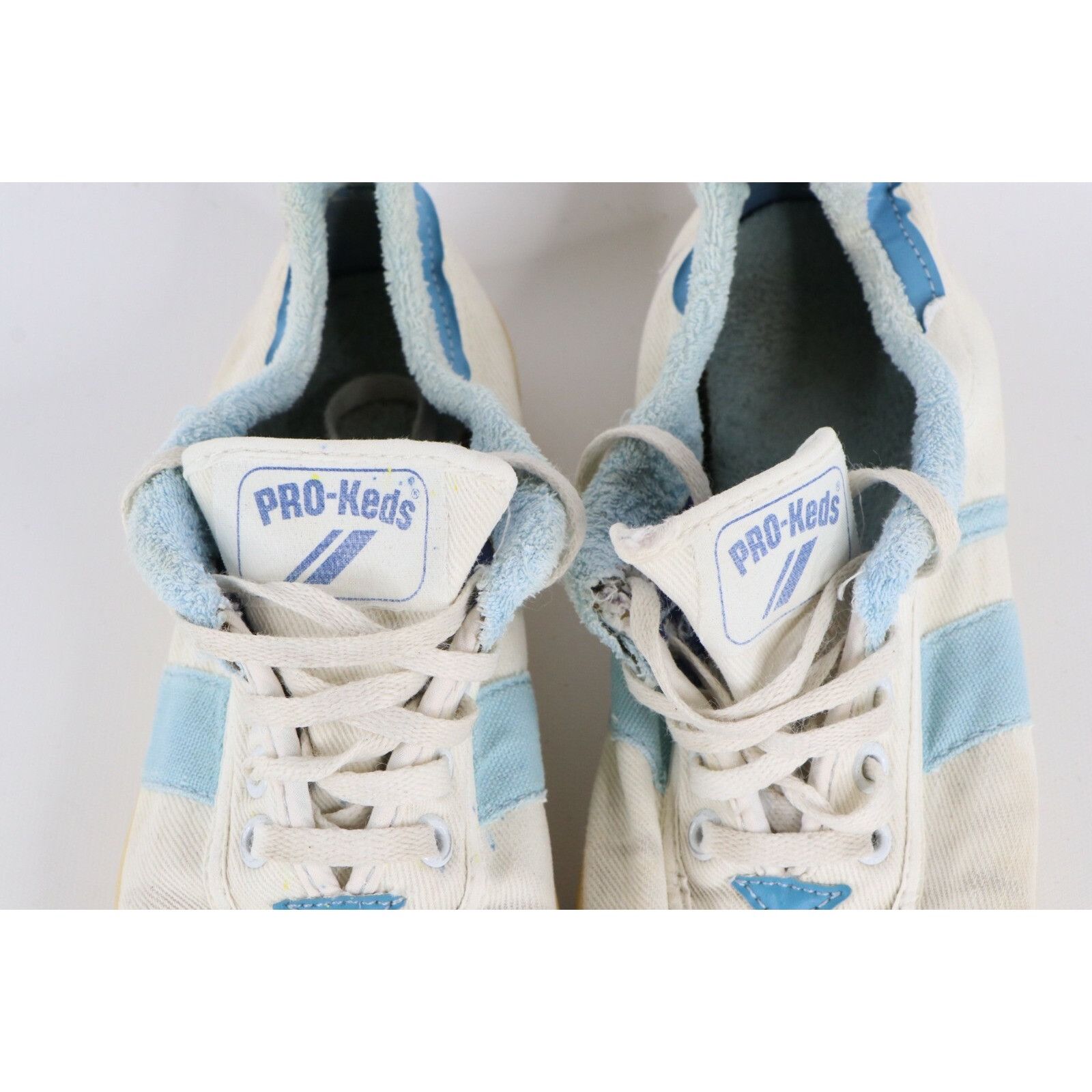 Keds Vintage 80s Pro Keds Distressed Canvas Striped Shoes Size US 6 / IT 36 - 4 Thumbnail