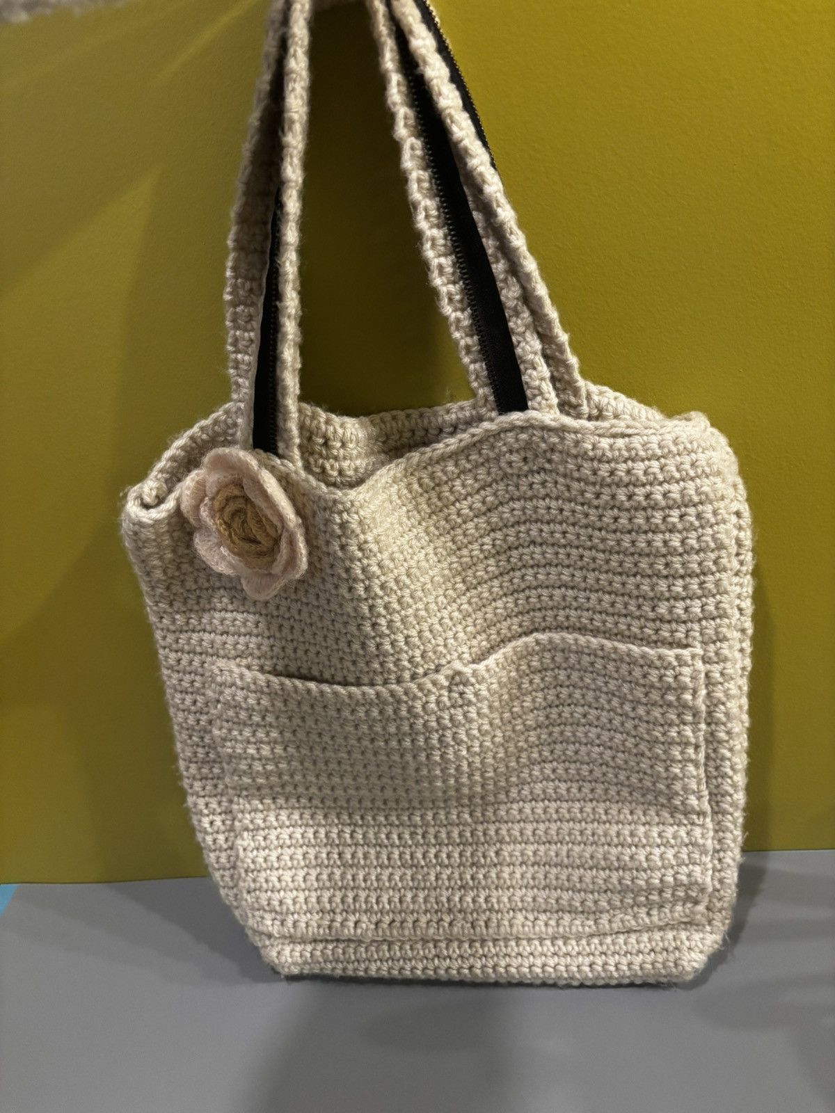 Other Cream colored crochet bag1919 Size ONE SIZE - 10 Thumbnail
