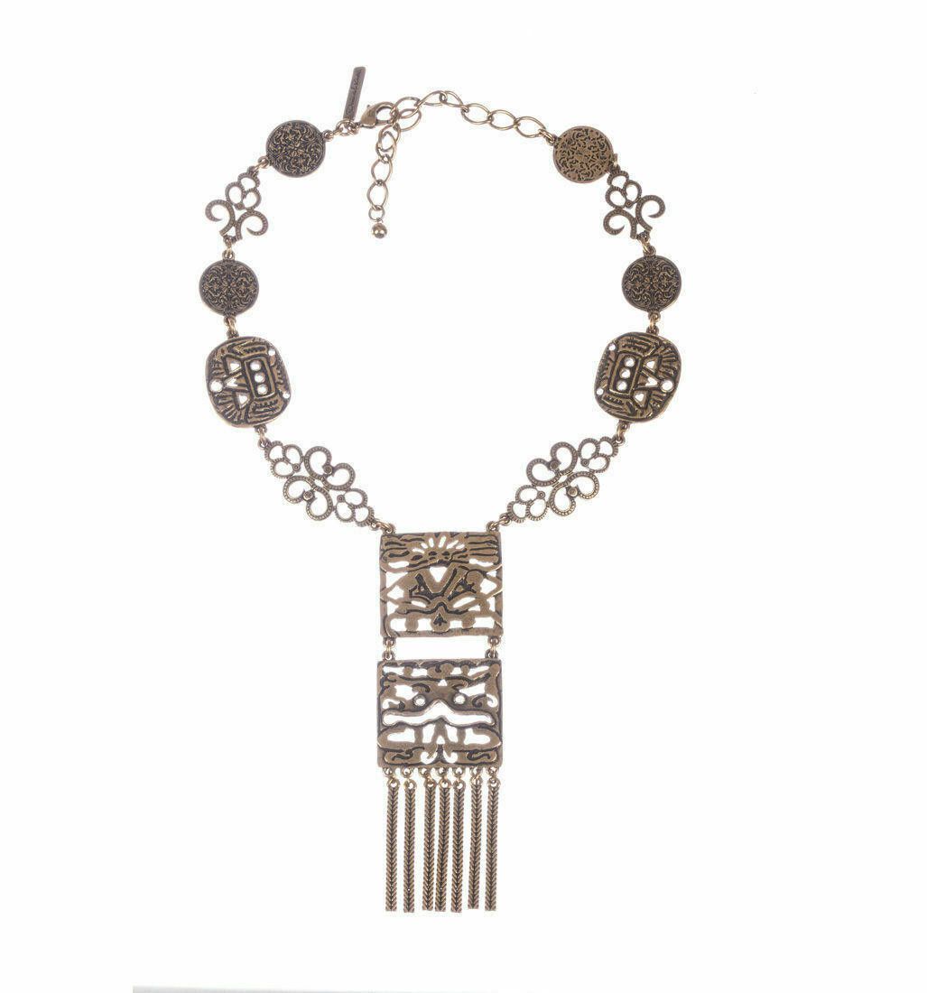 Oscar De La Renta Oscar De La Renta African Inspired Tribal Tassel Necklace Size ONE SIZE - 1 Thumbnail