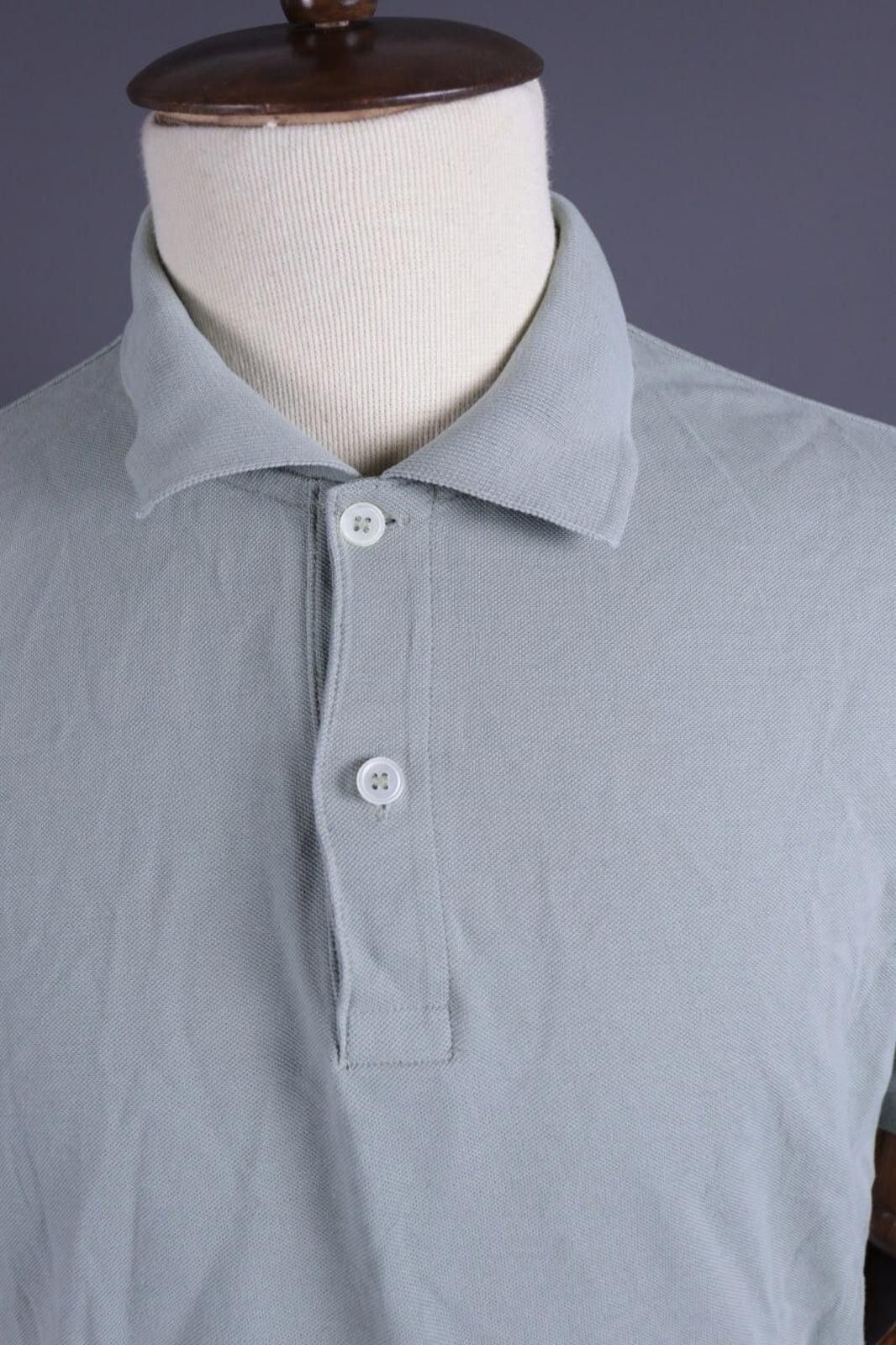 Arket Arket Gray Casual Polo Shirt Size L / 185 / 108A Size US L / EU 52-54 / 3 - 4 Thumbnail