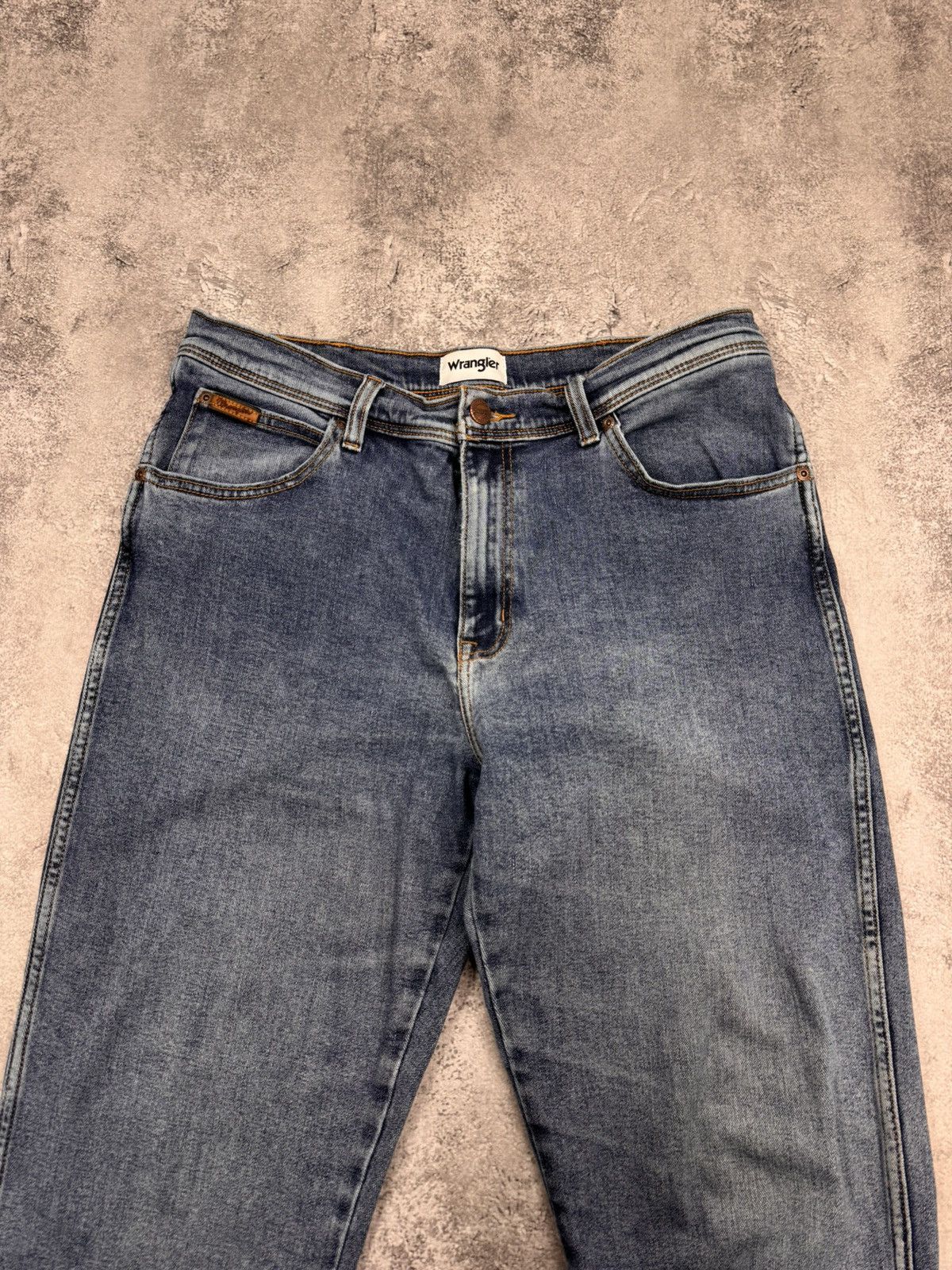 Wrangler Wrangler Texas Men Straight Leg Jeans Blue Denim Size 36 Size US 36 / EU 52 - 5 Thumbnail