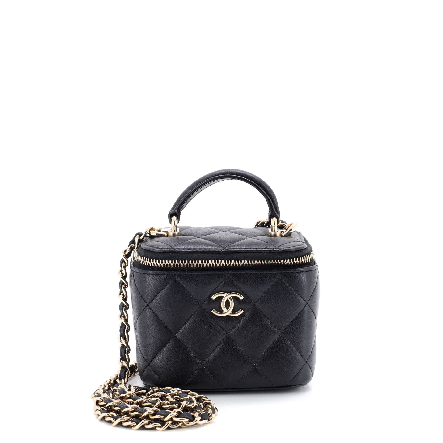 Chanel Classic Top Handle Vanity Case with Chain Size ONE SIZE - 1 Thumbnail