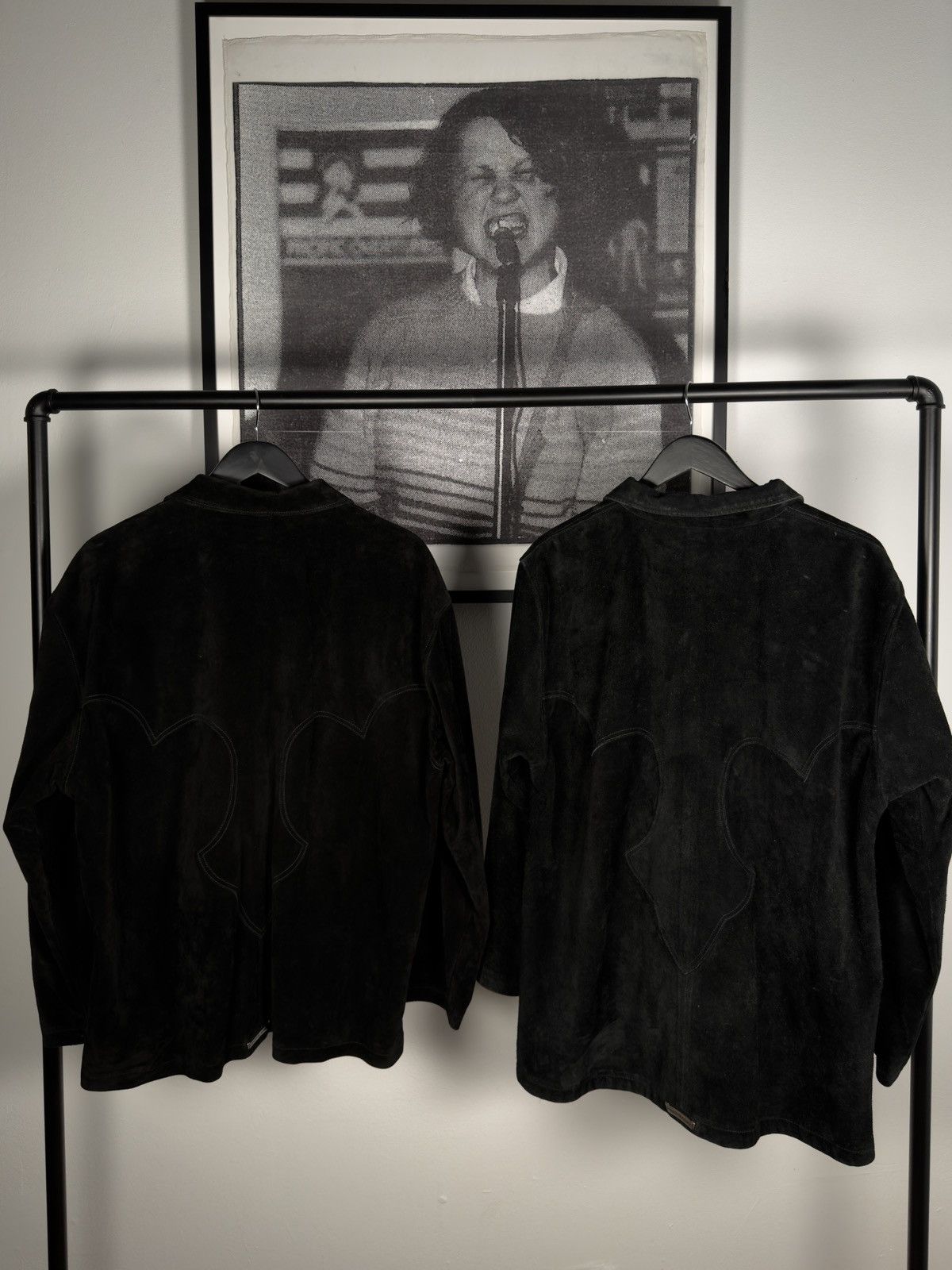 Chrome Hearts 90s GRAIL🚭 SUEDE WESTERN FLEUR JACKET .925 SILVER DOUBLE ZIP Size US L / EU 52-54 / 3 - 5 Thumbnail