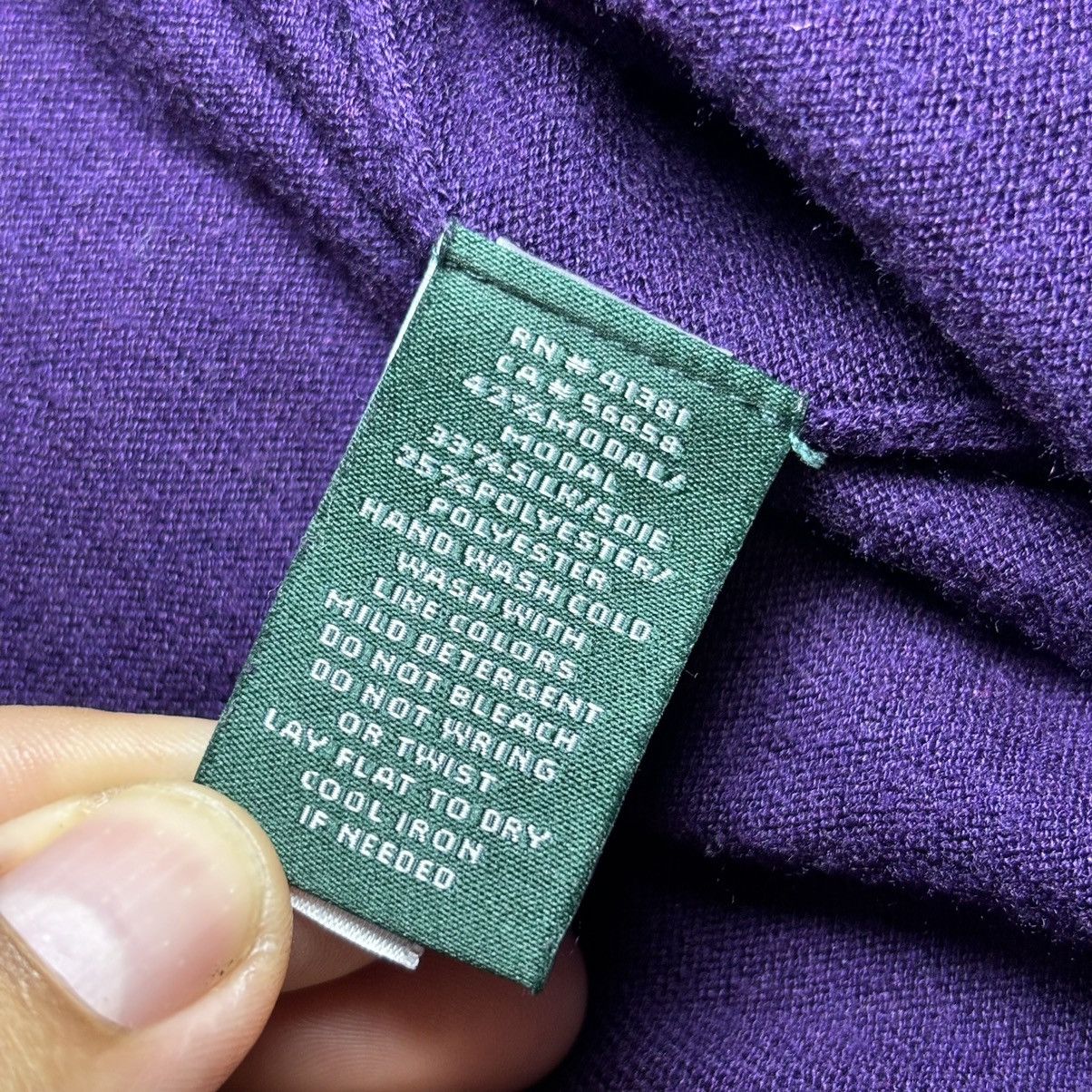 Ralph Lauren Lauren Ralph Lauren sz S purple cardigan Green label Size S / US 4 / IT 40 - 3 Thumbnail