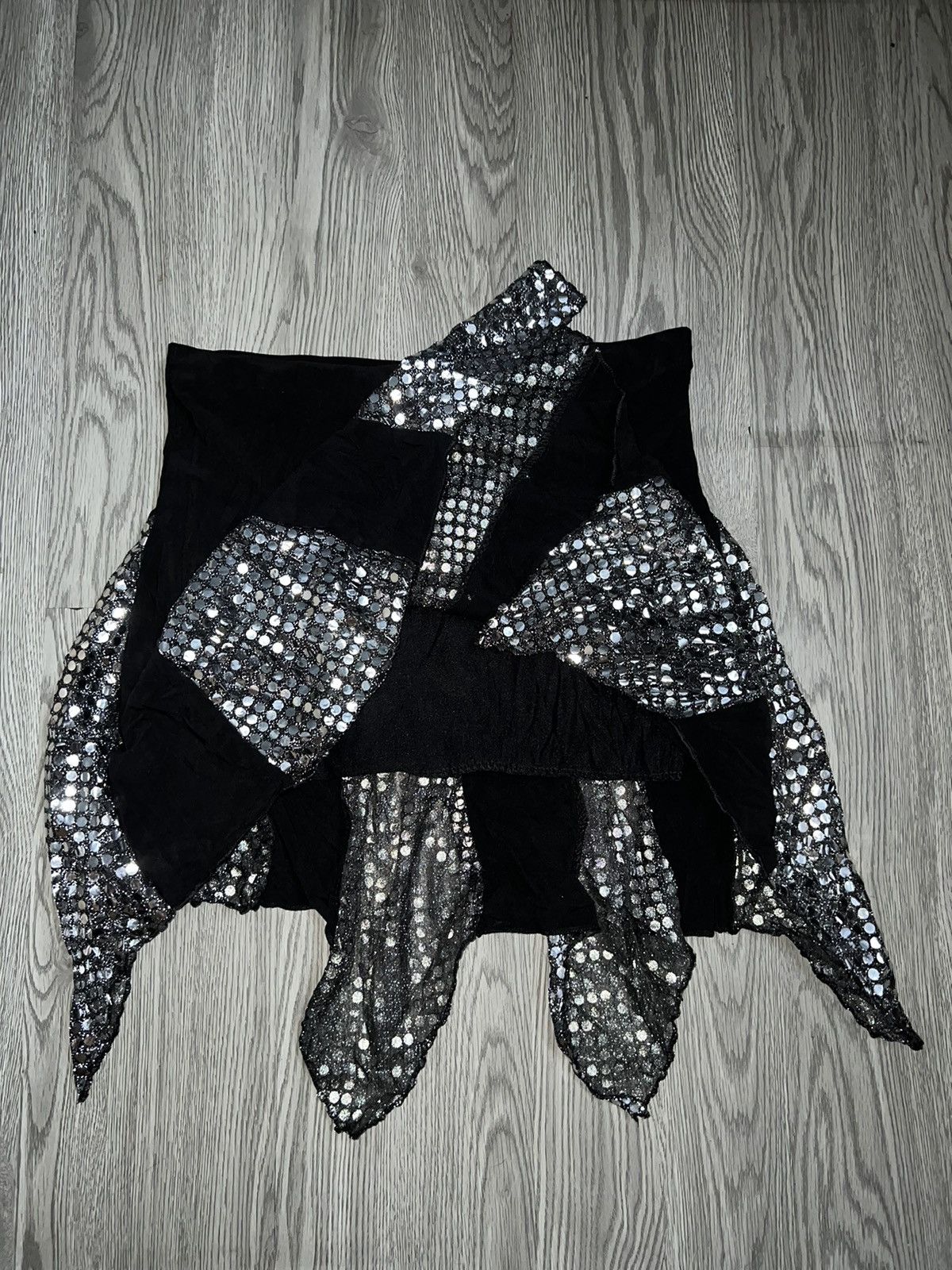 Japanese Brand Asymmetrical sequin midi skirt 🪩💖 Size 26" / US 2 / IT 38 - 8 Thumbnail