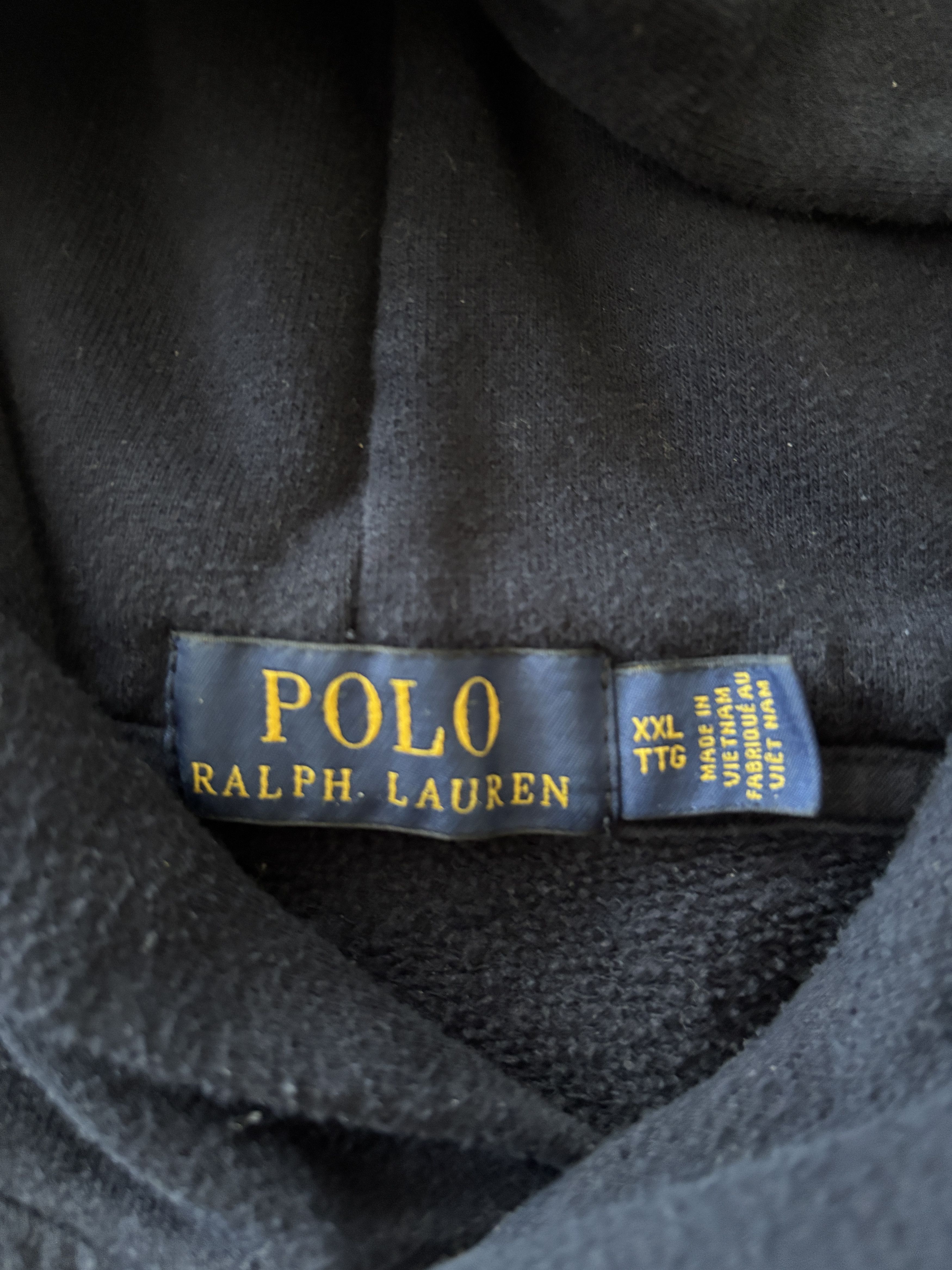 Polo Ralph Lauren American Flag / Denim Bear Pullover Hoodie Size US XXL / EU 58 / 5 - 2 Thumbnail