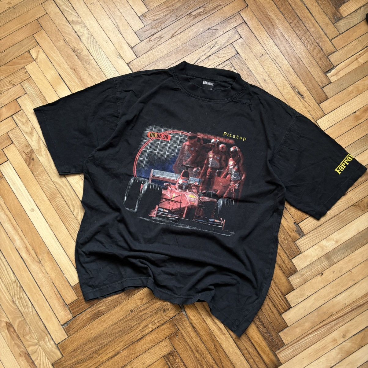 Vintage 1999 Ferrari Pitstop OG Distressed T-Shirt