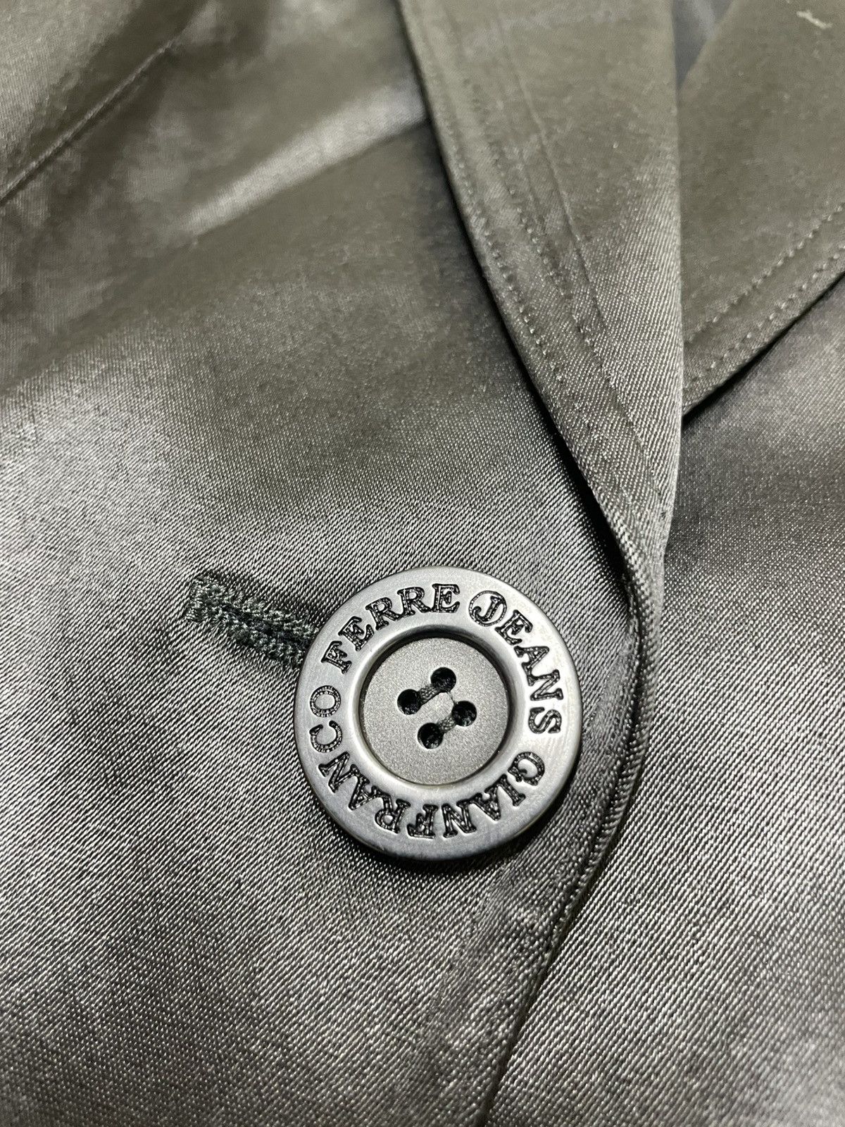 Gianfranco Ferre × If Six Was Nine Nosferatu GFJ Italy 99ss Blazer Opium Fit Nylon Fit Style Size US M / EU 48-50 / 2 - 11 Thumbnail