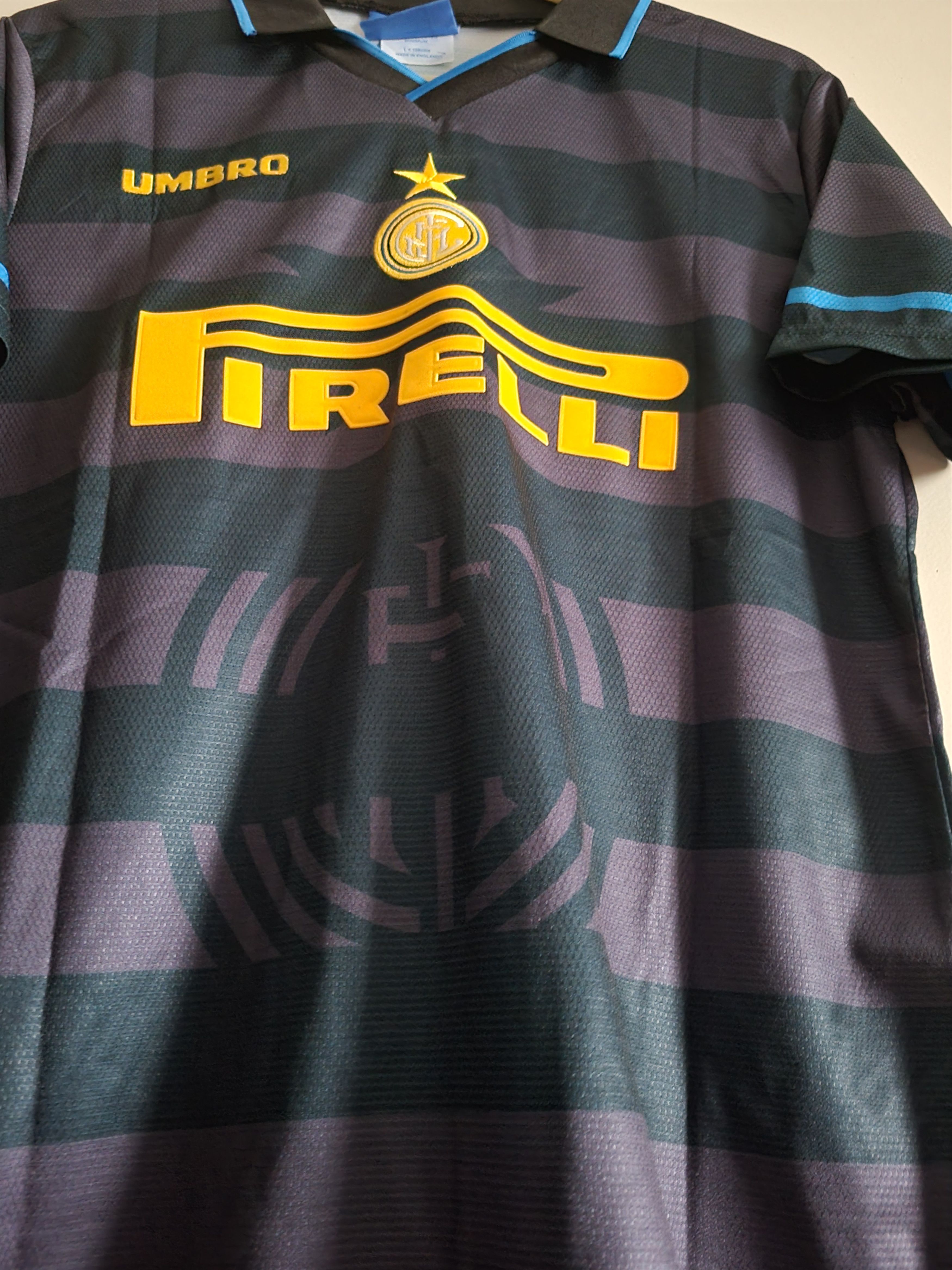 Other Inter Milan 1997-1998 Djorkaeff 6 Vintage Football Jersey Size US L / EU 52-54 / 3 - 7 Thumbnail