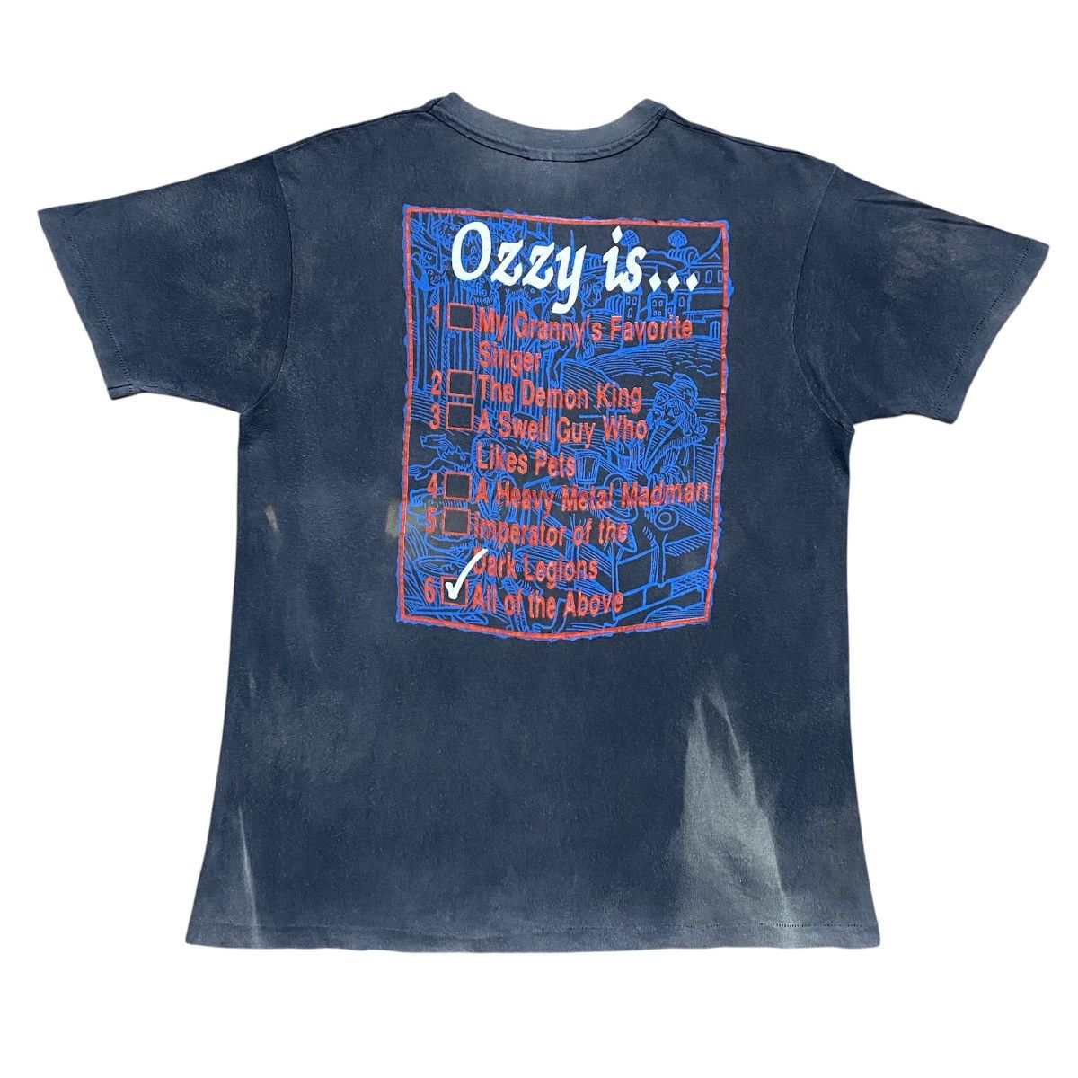 ミュージシャン 90s Ozzy Osbourne vintage black sabbath ミュージシャン 90s Ozzy Osbourne vintage black sabbath Vintage