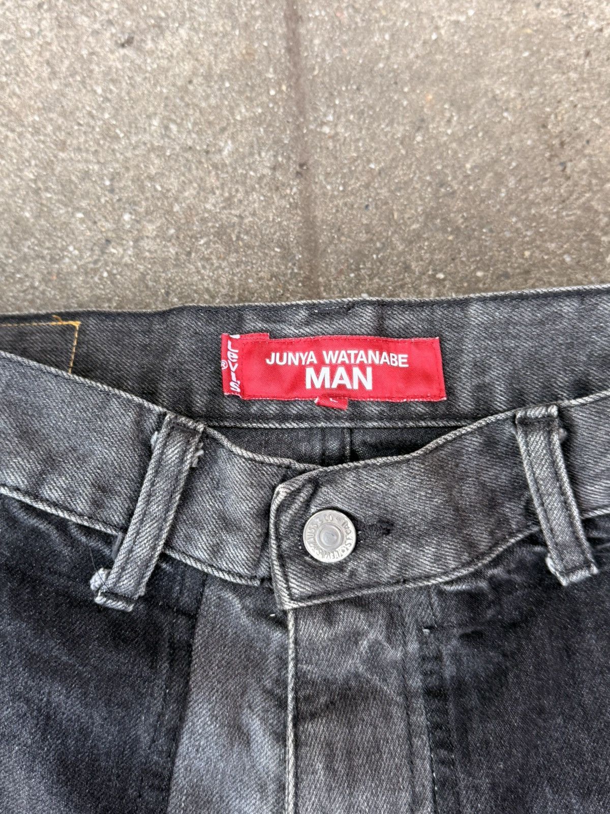 Junya Watanabe × Levi's Comme Des Garçons Junya Watanabe x Levi Upside Down Jeans Size US 35 - 3 Thumbnail