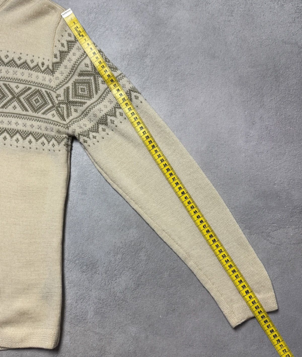Dale Of Norway Dale Of Norway 1/4 Zip Wool Knit Sweater Geometrical Pattern Size M / US 6-8 / IT 42-44 - 15 Thumbnail