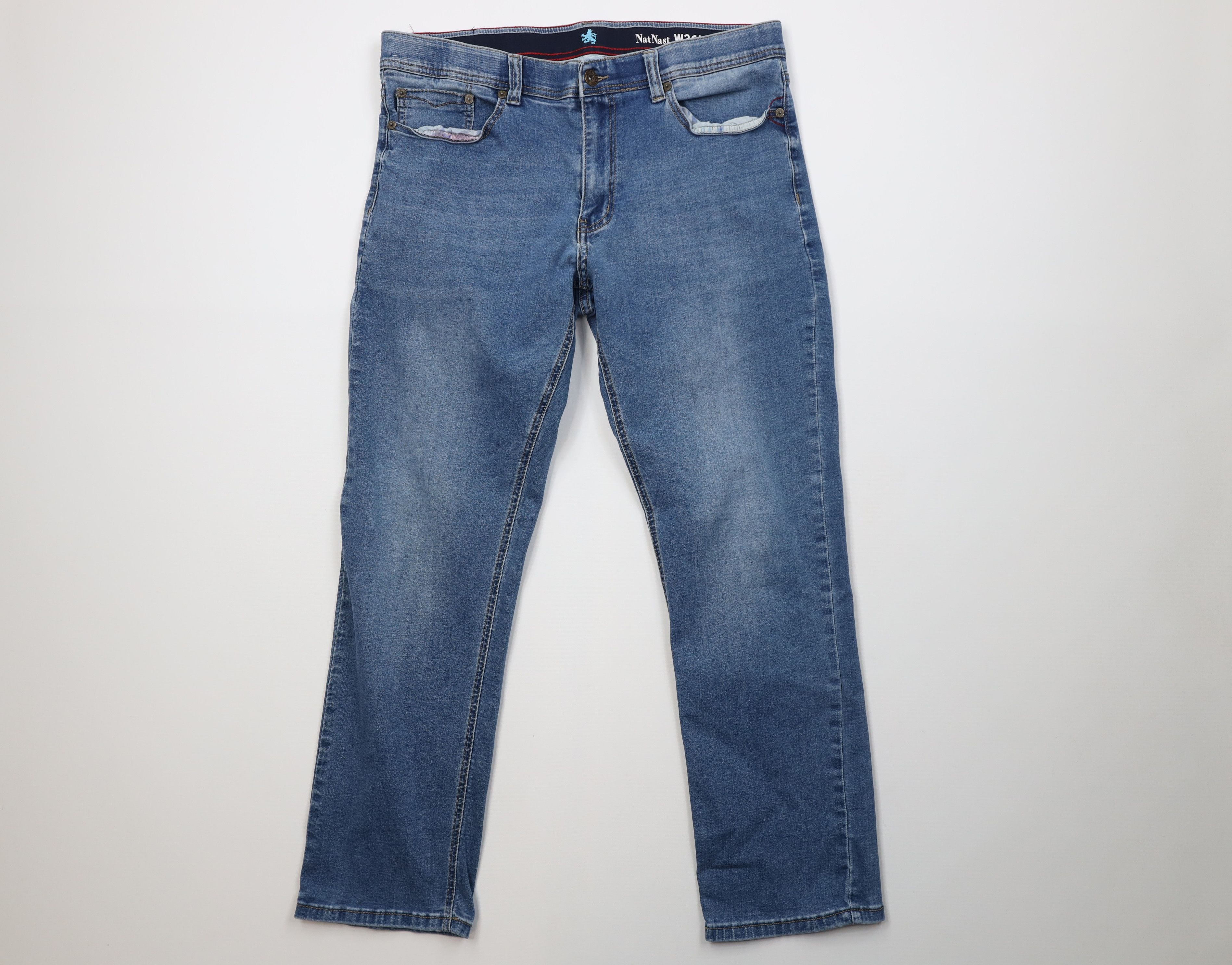 Nat Nast Nat Nast Luxury Originals Straight Leg Denim Jeans Blue Size US 36 / EU 52 - 1 Thumbnail