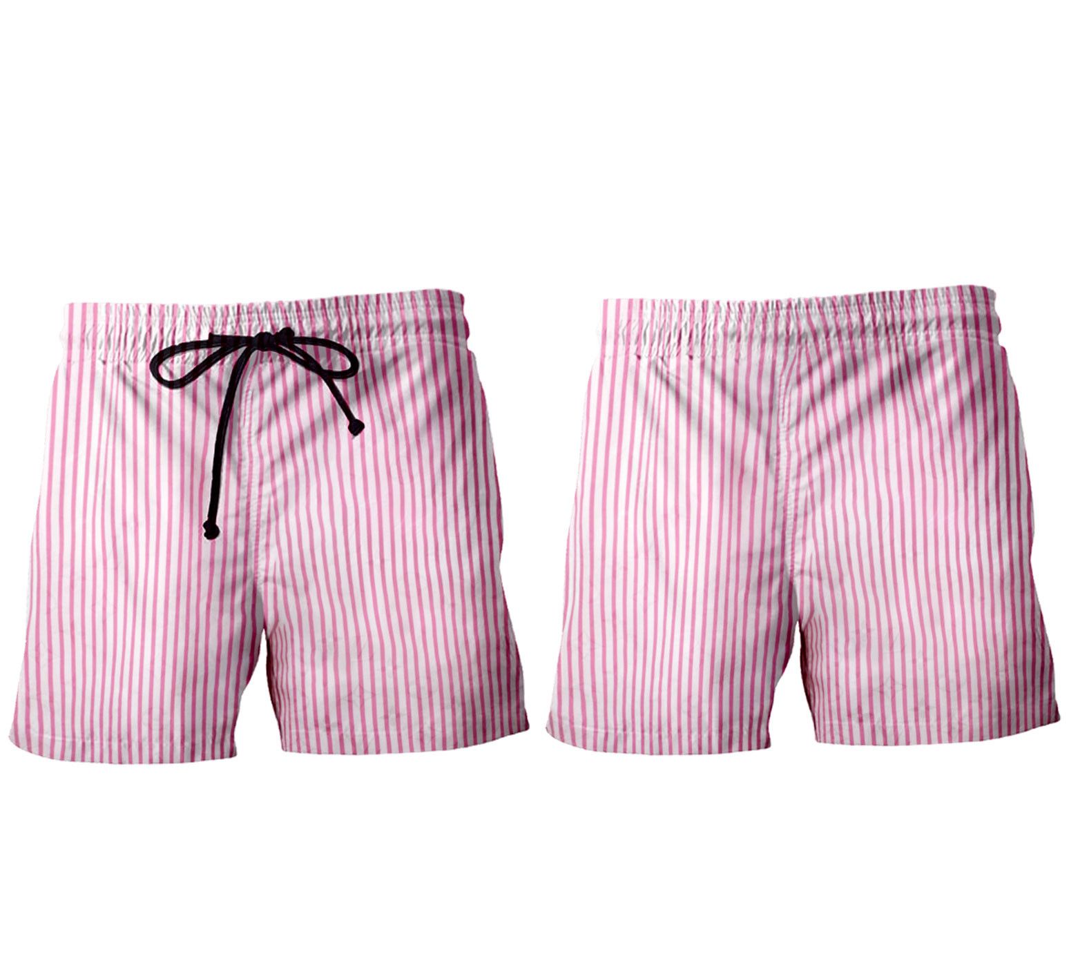 Designer Men’s Pink Luxury Shorts Size US 27 - 3 Thumbnail