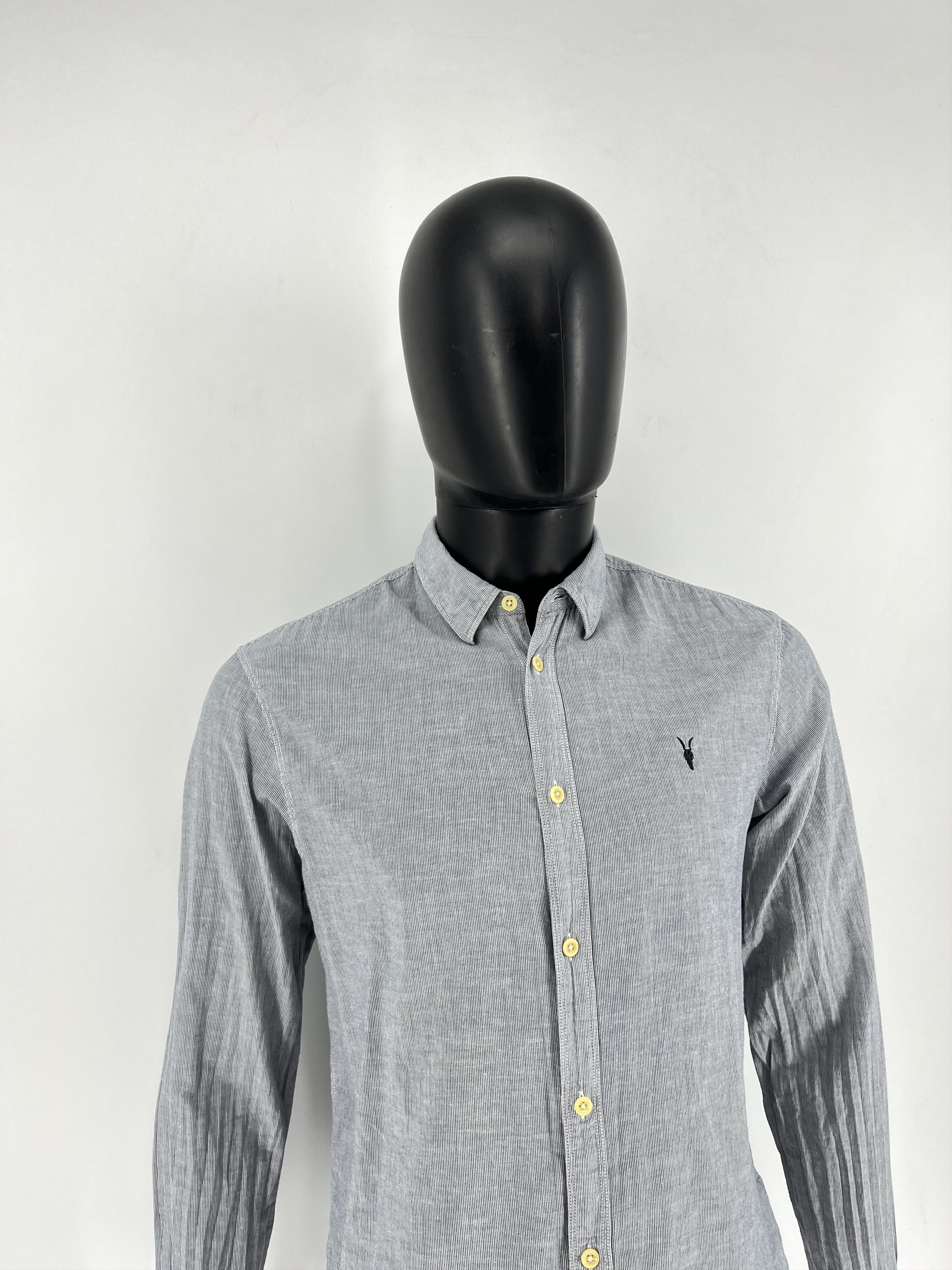 Allsaints Vintage Striped Shirt Allsaints Size M Rare Luxury Size US M / EU 48-50 / 2 - 3 Thumbnail