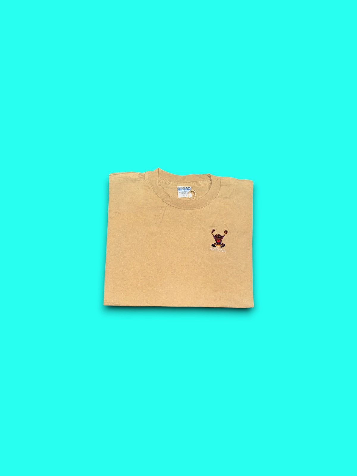 Warner Bros Vintage Taz looney tunes Arizona embroidered logo t-shirt XL Size US XL / EU 56 / 4 - 1 Thumbnail