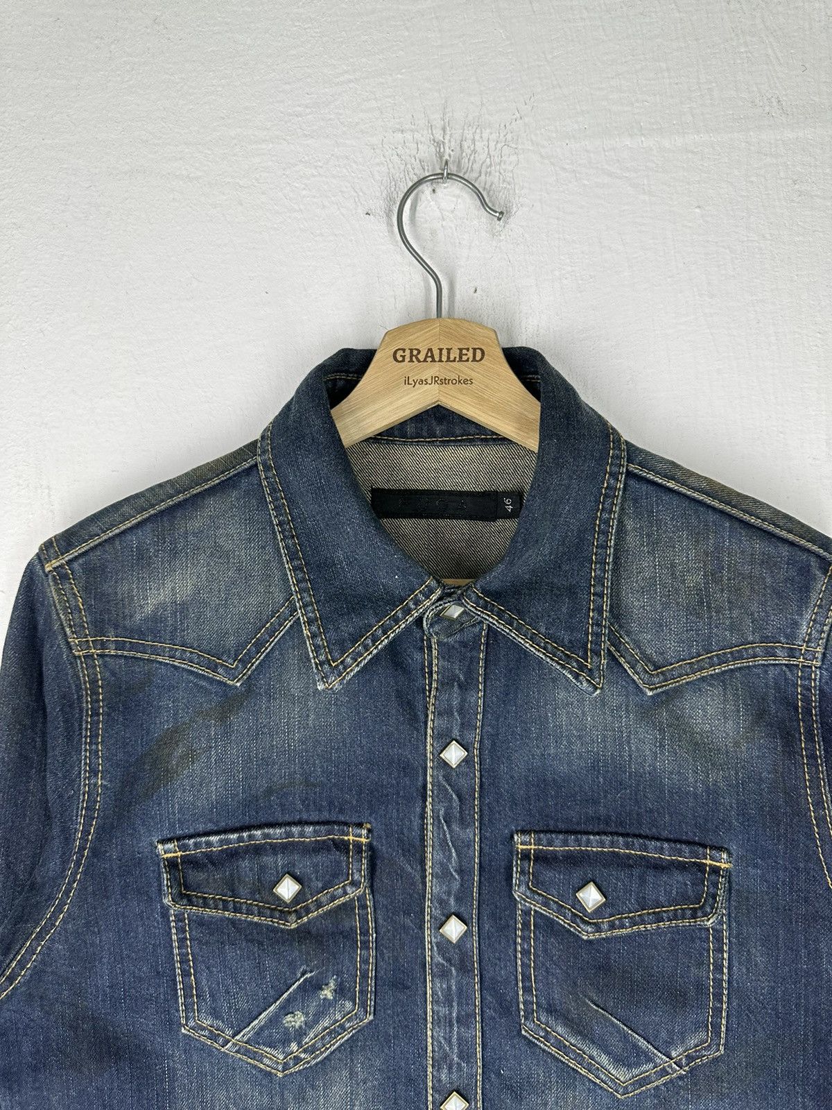 Japanese Brand Fuga Denim Jacket Size US S / EU 44-46 / 1 - 5 Thumbnail