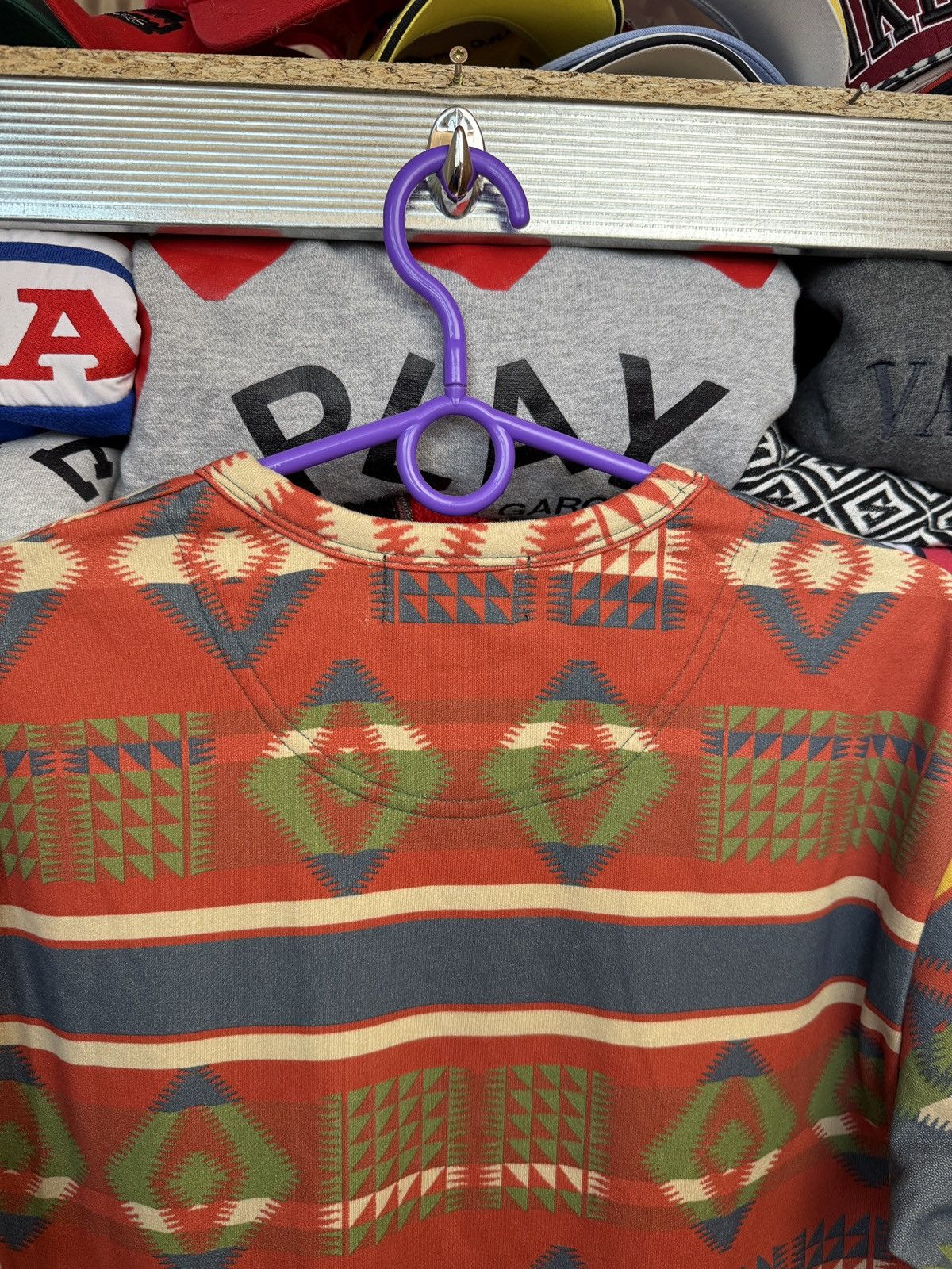 RRL Ralph Lauren NWT RRL Double RL Southwest Serape Striped Pocket Tee Size US M / EU 48-50 / 2 - 4 Thumbnail