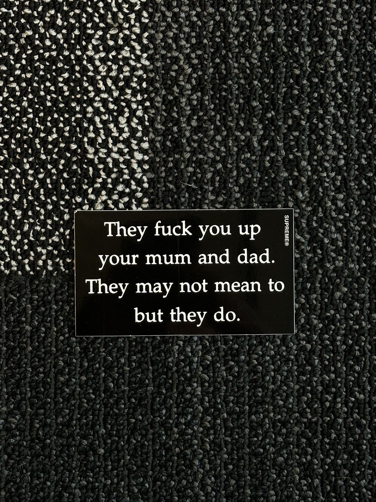 Supreme Supreme They Fuck You Up Sticker Size ONE SIZE - 1 Preview