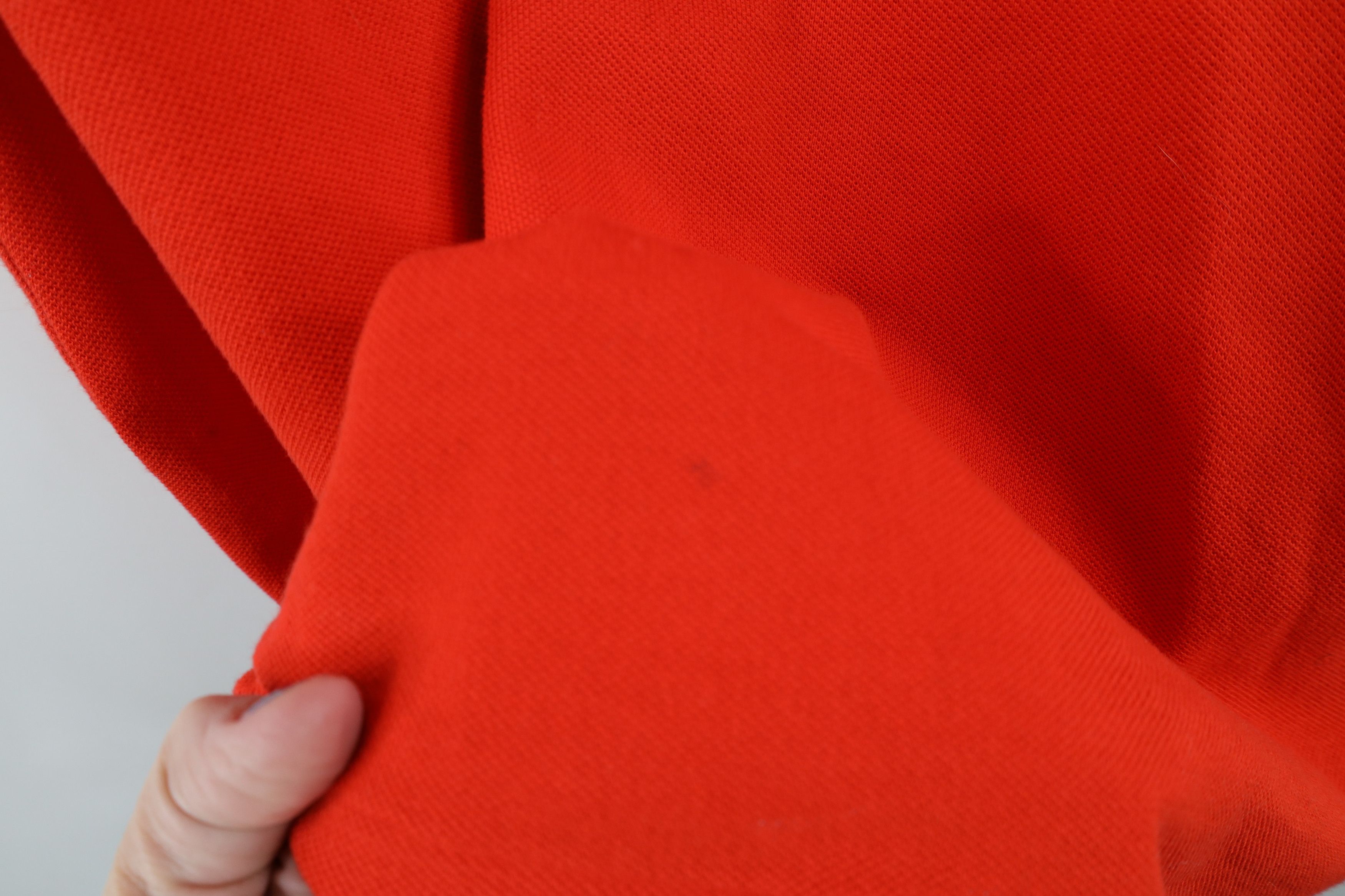 Lacoste Vintage Lacoste Croc Logo Collared Golf Polo Shirt Orange Size US XL / EU 56 / 4 - 6 Thumbnail