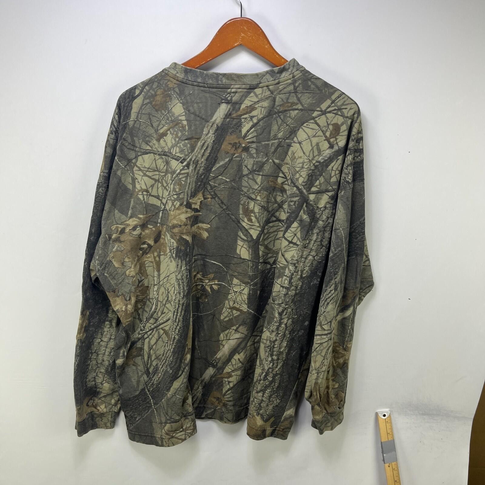 Realtree Vintage Realtree Camo Henley Long Sleeve Shirt 2XL 3XL Size US XXL / EU 58 / 5 - 8 Thumbnail