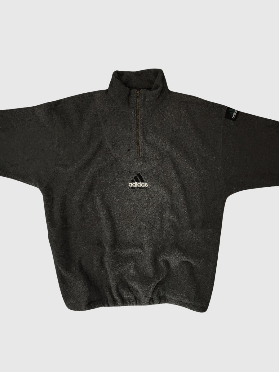 Adidas 90s Adidas EQT Fleece Polartec Quarter Zip Pullover Sweater Size US XL / EU 56 / 4 - 2 Thumbnail