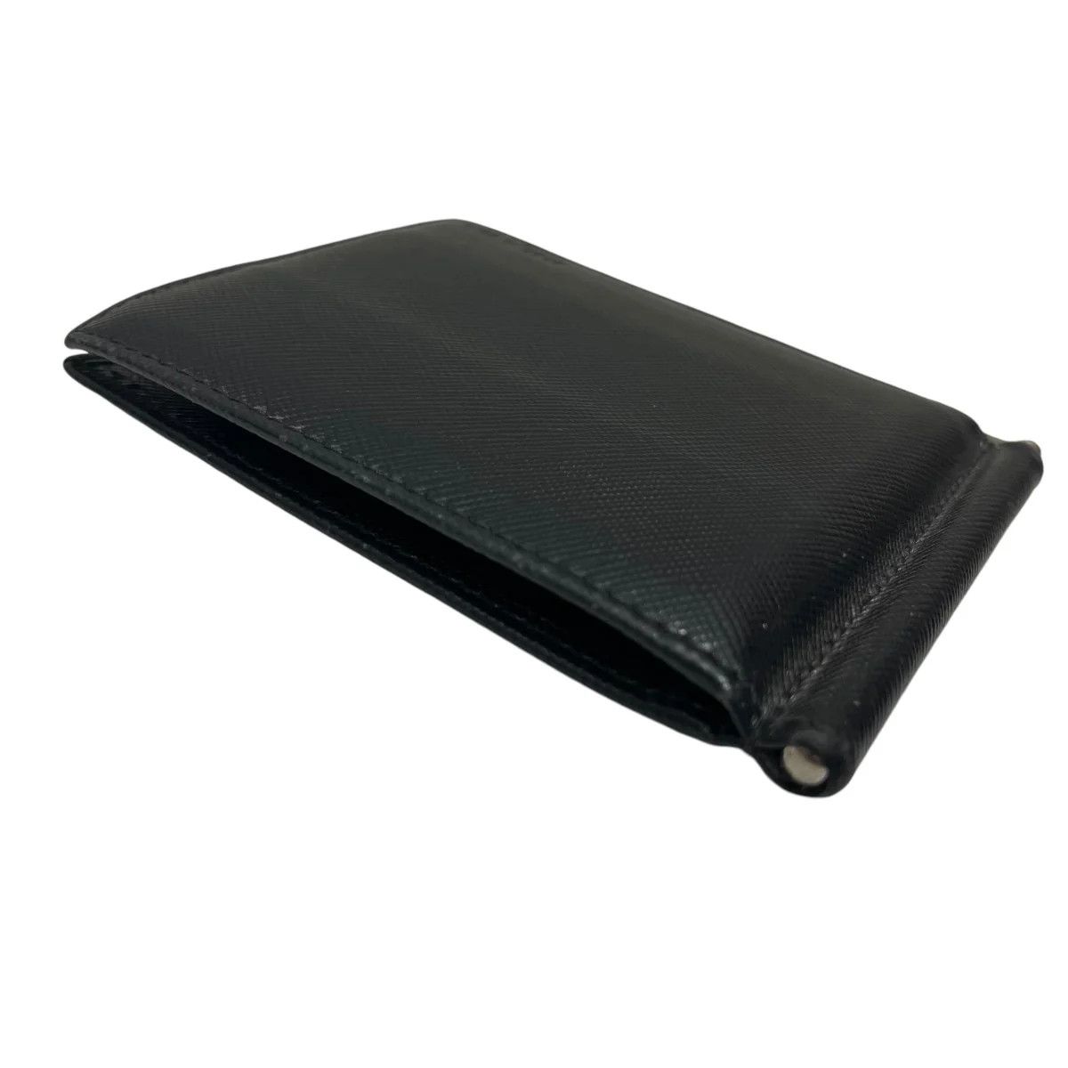 Prada Logo Leather Bi-fold Wallet Size ONE SIZE - 4 Thumbnail