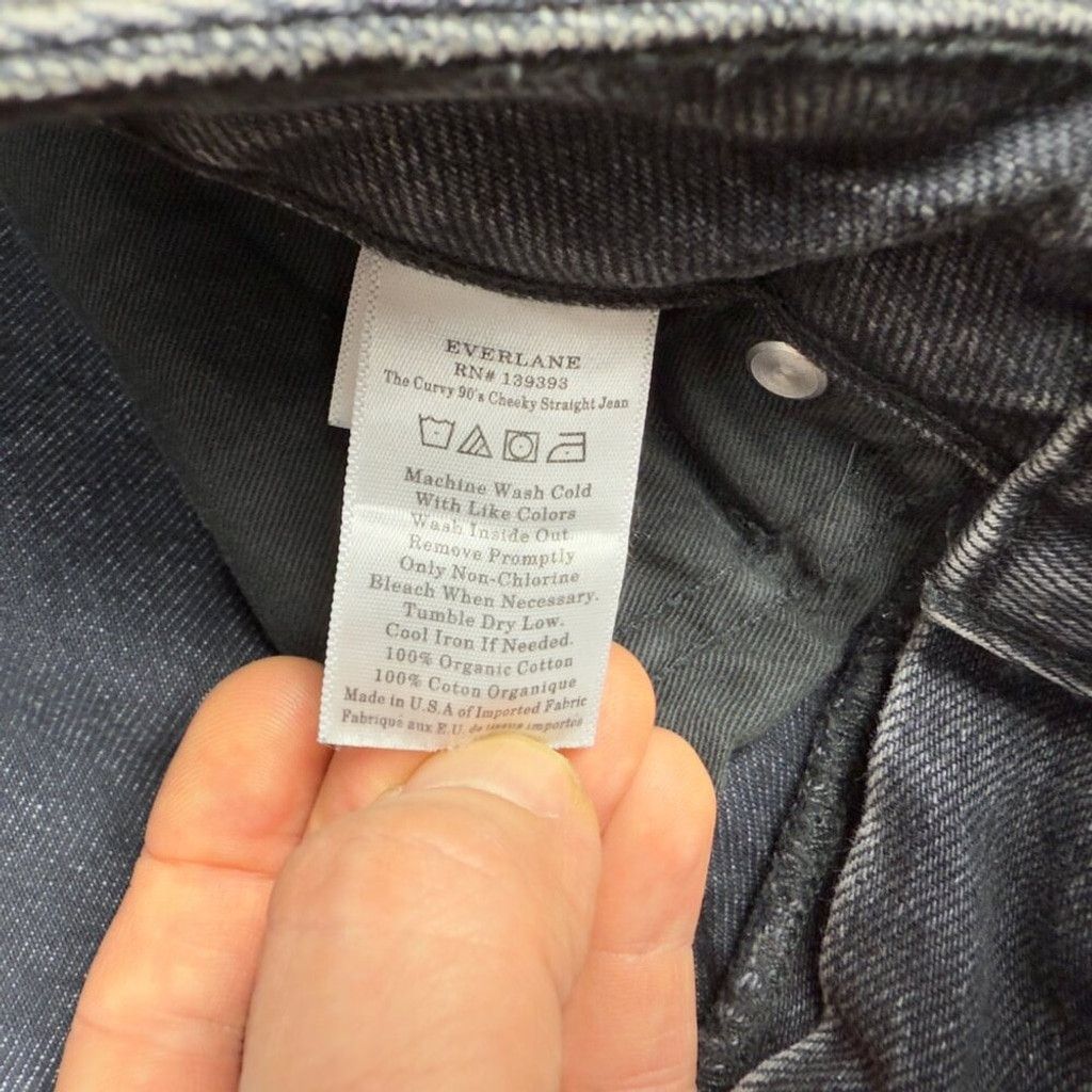 Everlane EVERLANE Curvy 90's Cheeky Jeans Black Ankle Jeans Denim 27 Size 27" / US 4 / IT 40 - 5 Thumbnail