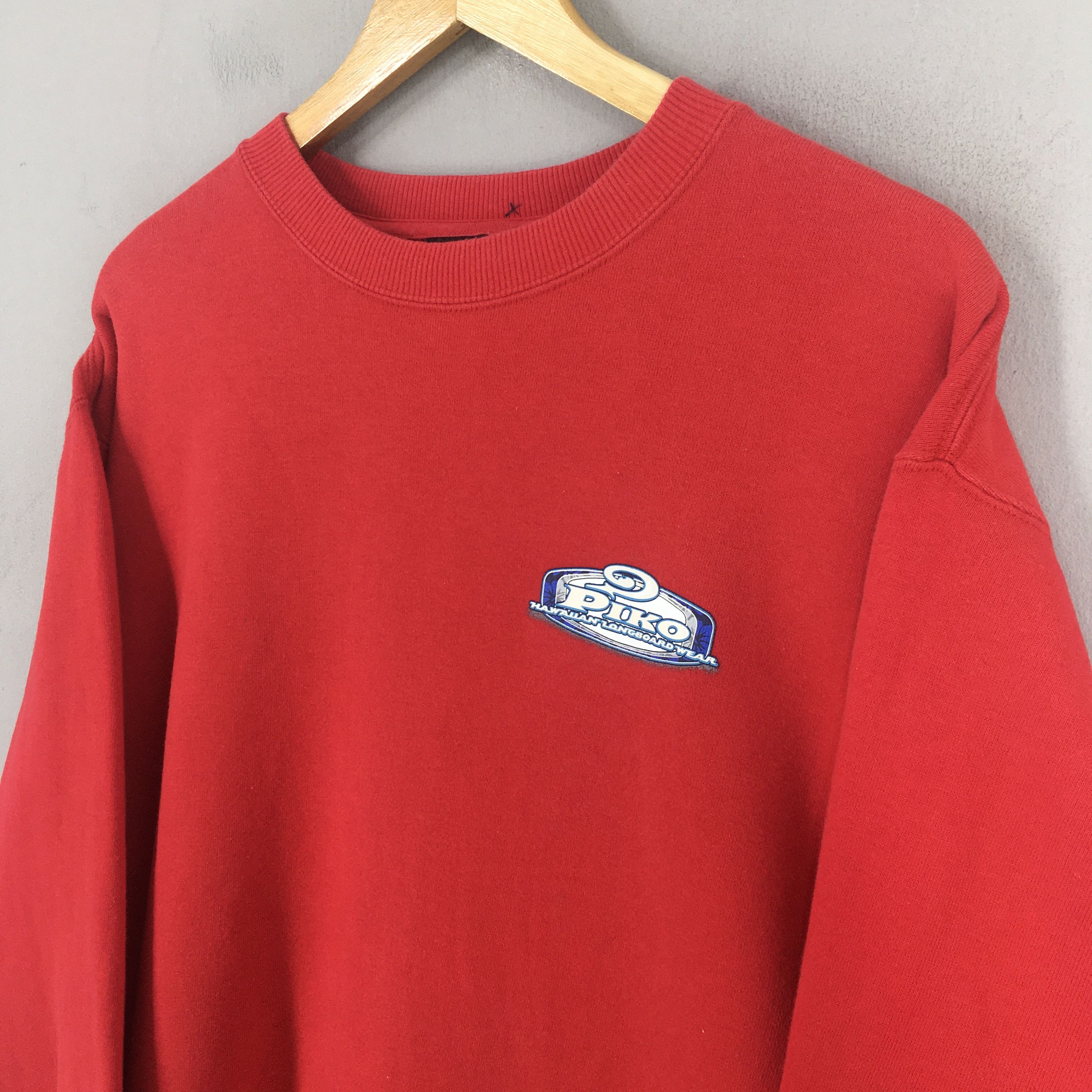 Vintage Vintage Piko Hawaiian Longboard Surfing Sweatshirt Large Size US L / EU 52-54 / 3 - 5 Thumbnail