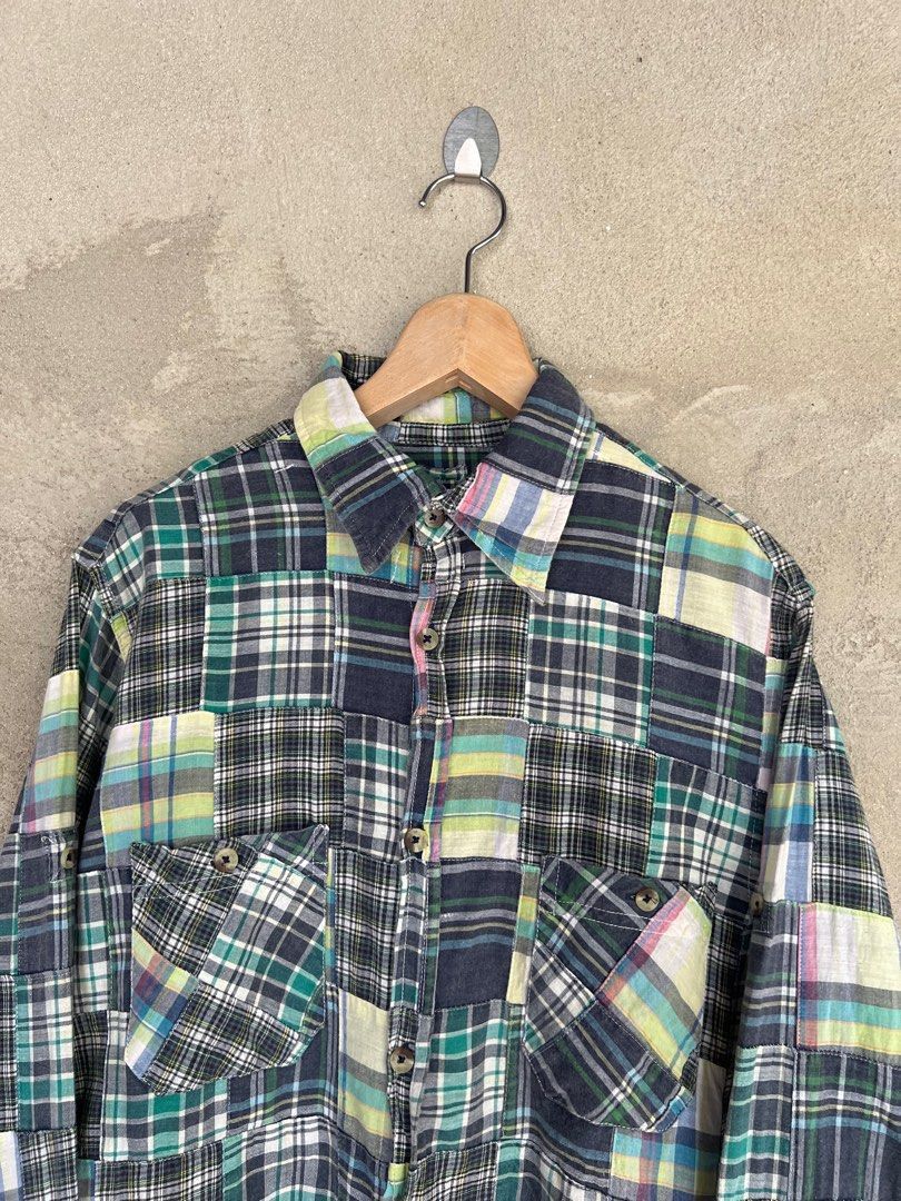 Japanese Brand Jungle Storm Patchwork Fashion Shirt Button Up Size US M / EU 48-50 / 2 - 3 Thumbnail