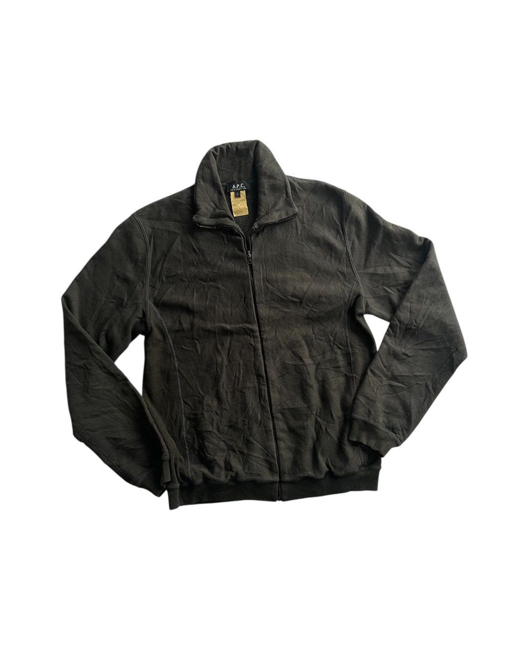 A.P.C. APC Rue De Fleurus Paris High Neck Zipper Sweater Size US M / EU 48-50 / 2 - 1 Thumbnail