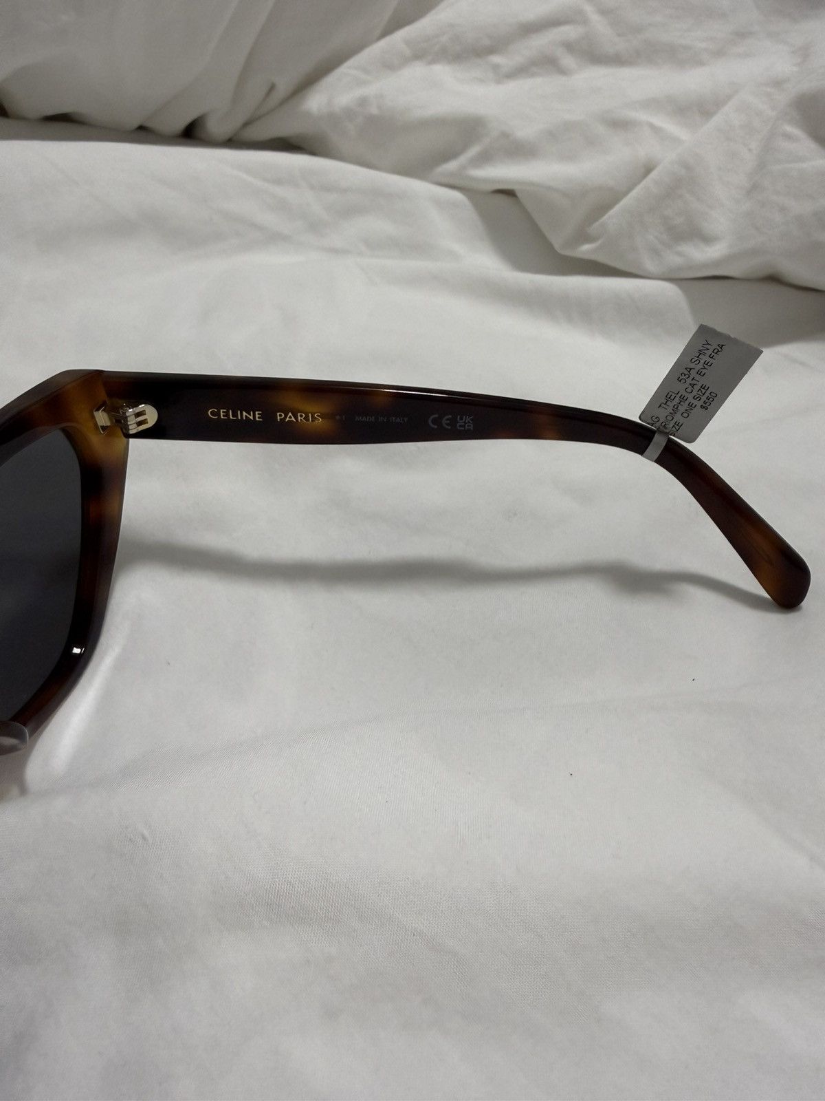 Celine Celine Cat Eye Sunglasses - Triomphe 56mm Size ONE SIZE - 7 Thumbnail