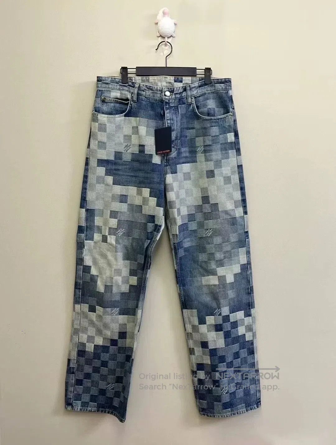 Louis Vuitton louis vuitton checkerboard logo jeans. Size US 34 / EU 50 - 1 Thumbnail