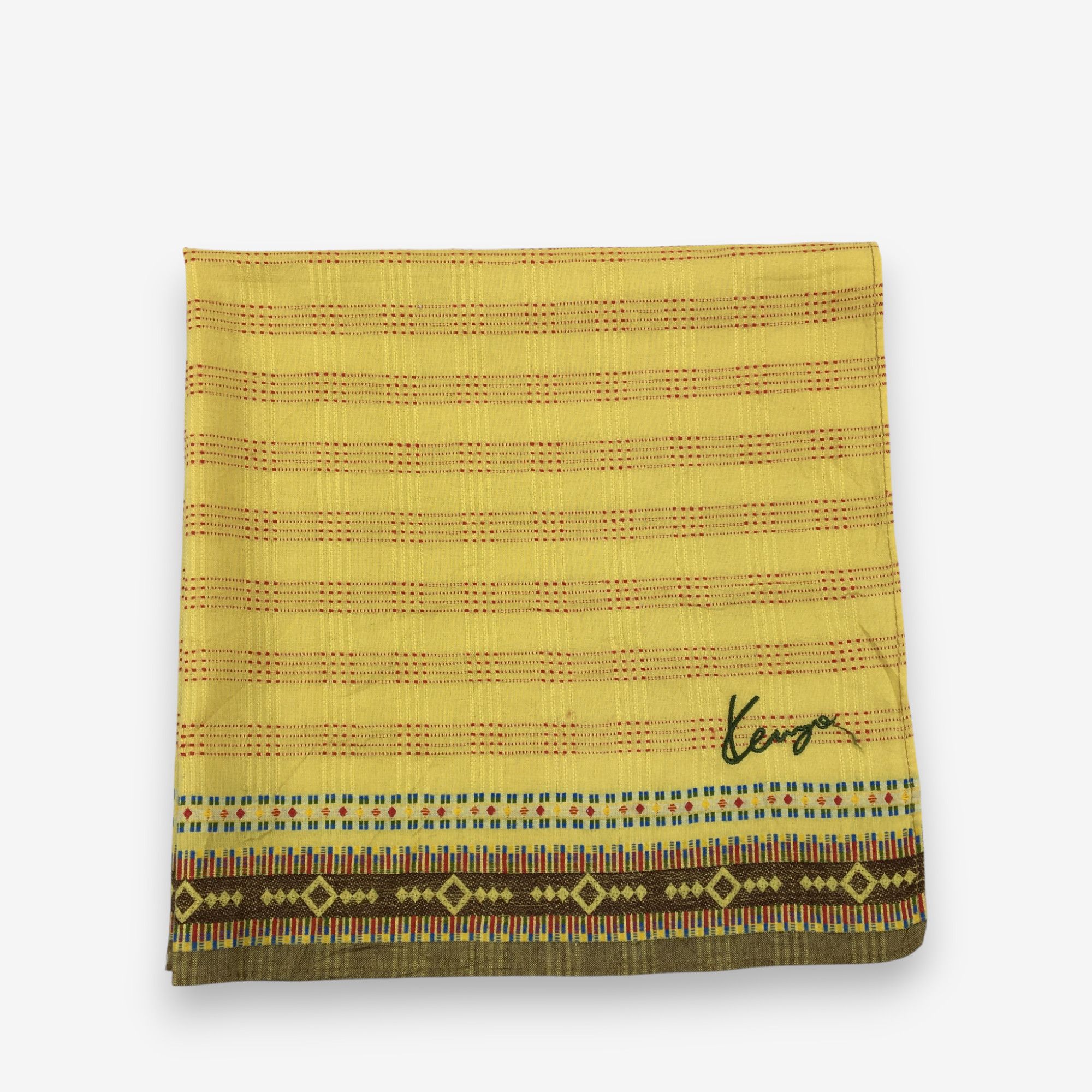 Kenzo Vintage Kenzo Handkerchief Pocket Square Bandana Size ONE SIZE - 4 Thumbnail